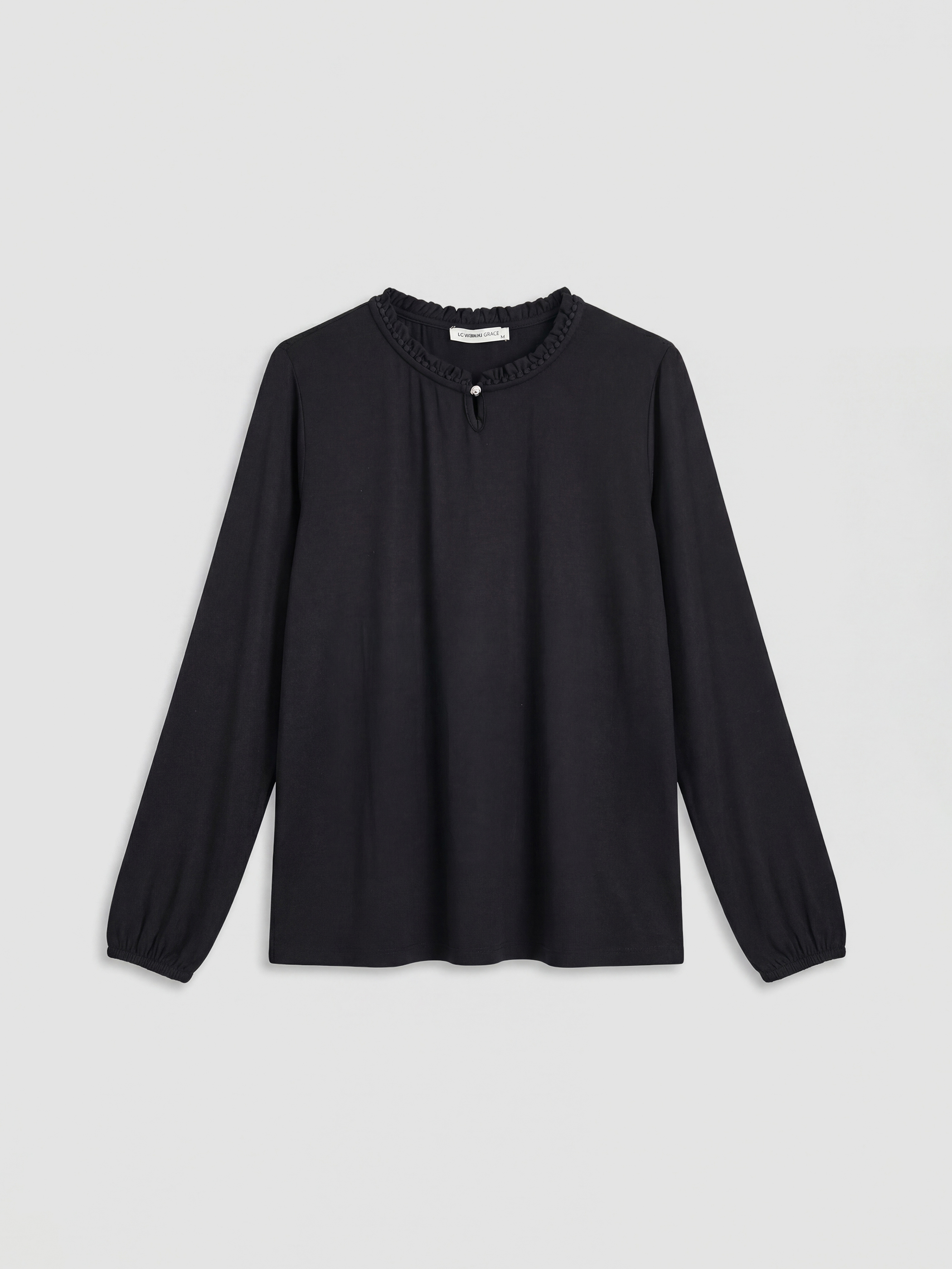 LCW Grace Fırfır Dik Yaka Bluz - S6NL23Z8-CVL