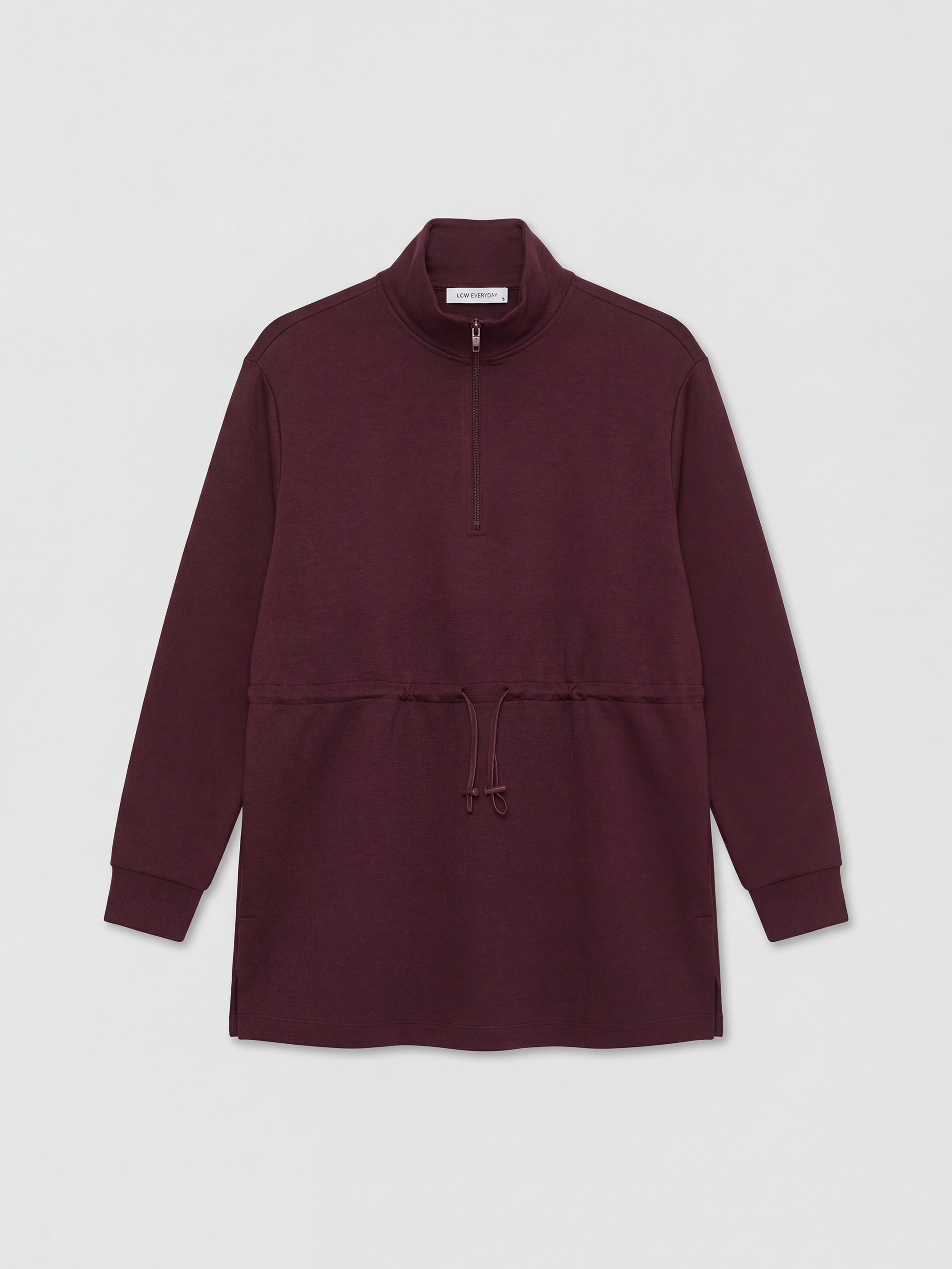 LCWAIKIKI Classic Soft Touch Oversize Kadın Sweatshirt Tunik - S6NM40Z8-HQT