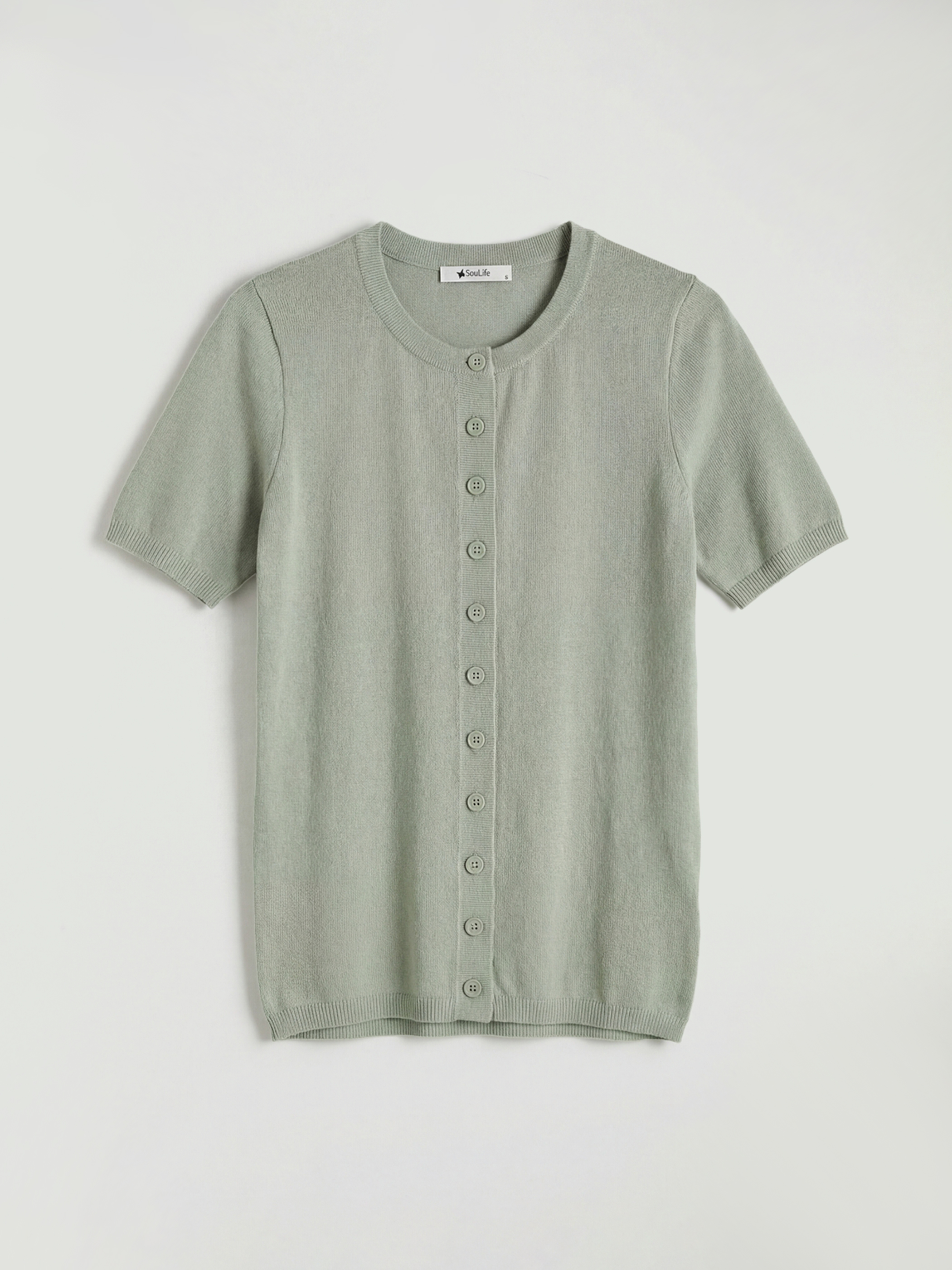 Soulife Bisiklet Yaka Kadın Triko Hırka - S6NP75Z8-CT0