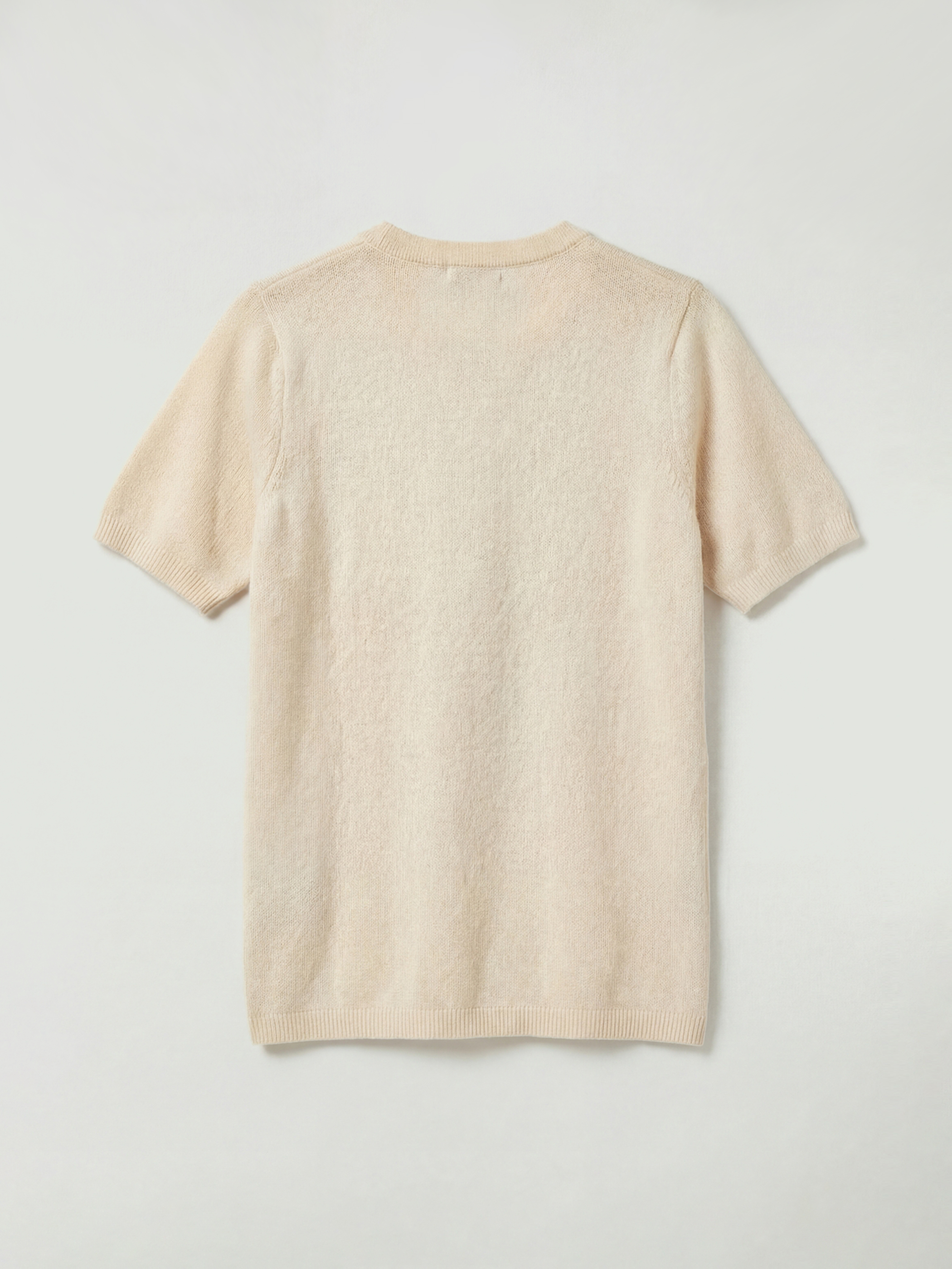 Ekru Yumuşak Dokulu Kadın Triko Hırka-5