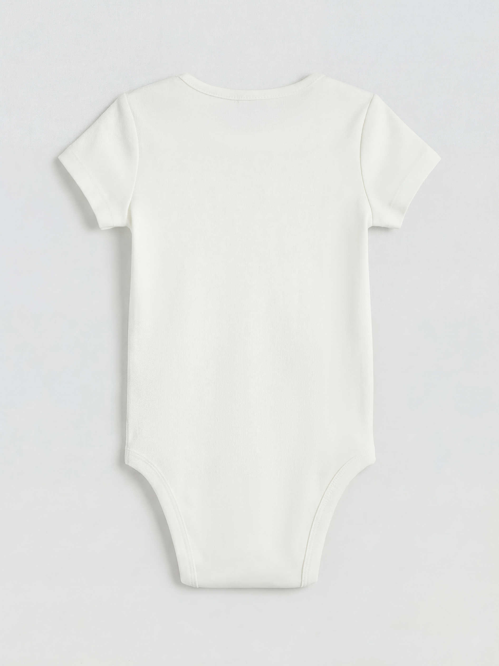 Crew Neck Baby Girls' Snap Bodysuit 2 Pack-4