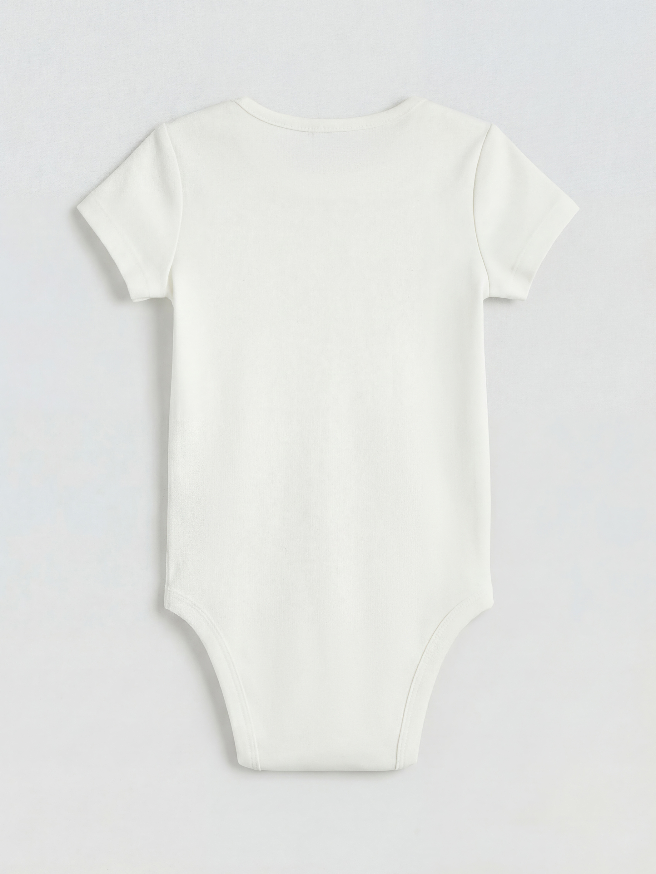 Crew Neck Baby Girls' Snap Bodysuit 2 Pack-4