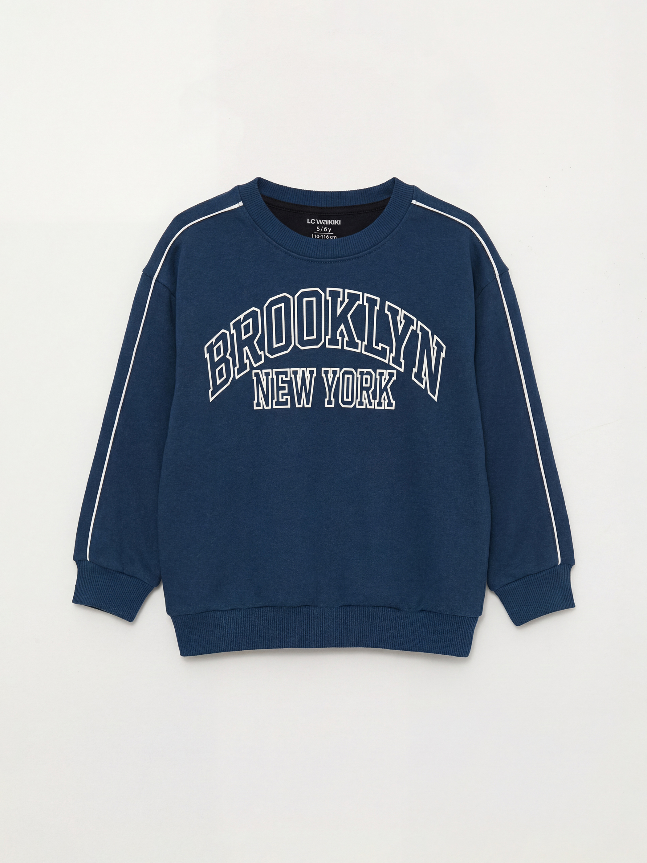 Lacivert New York Baskılı Erkek Çocuk Eşofman Takım-1