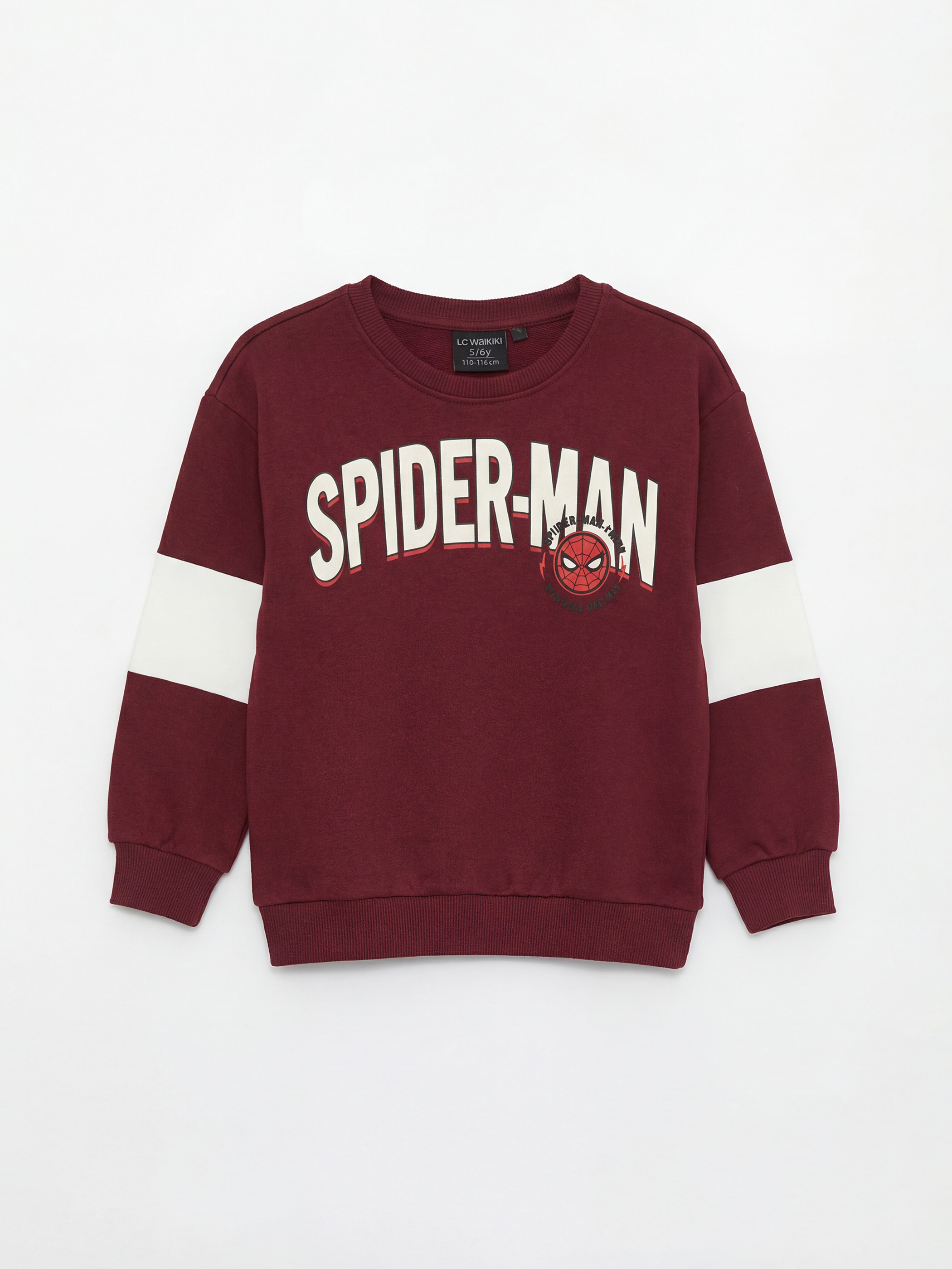 LCW Kids Spider-Man Baskılı Erkek Çocuk Sweatshirt - S6NS48Z1-HMB