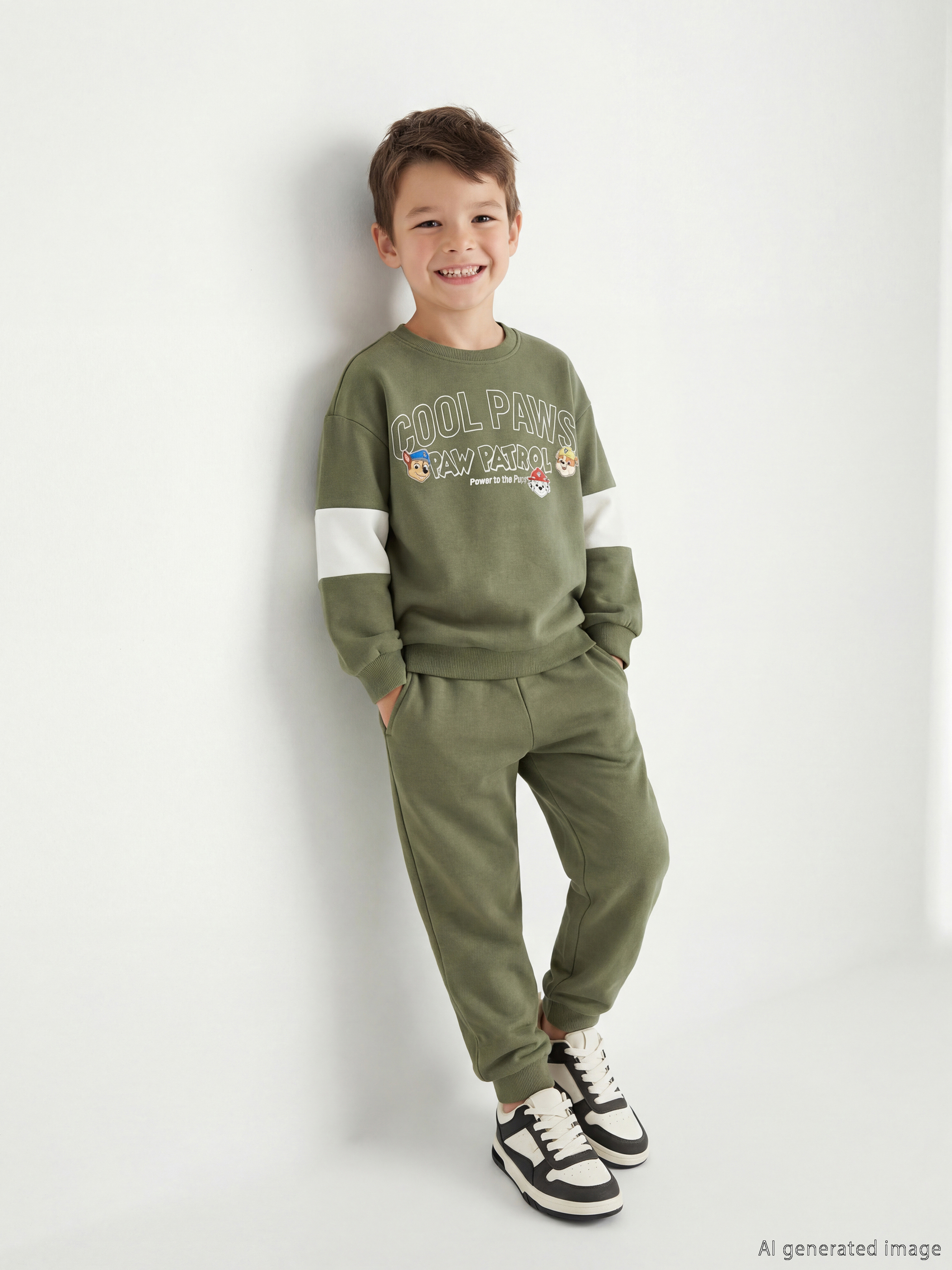 LCW Kids Erkek Çocuk Paw Patrol Baskılı Kalın Eşofman Takım - S6NS52Z1-HBV