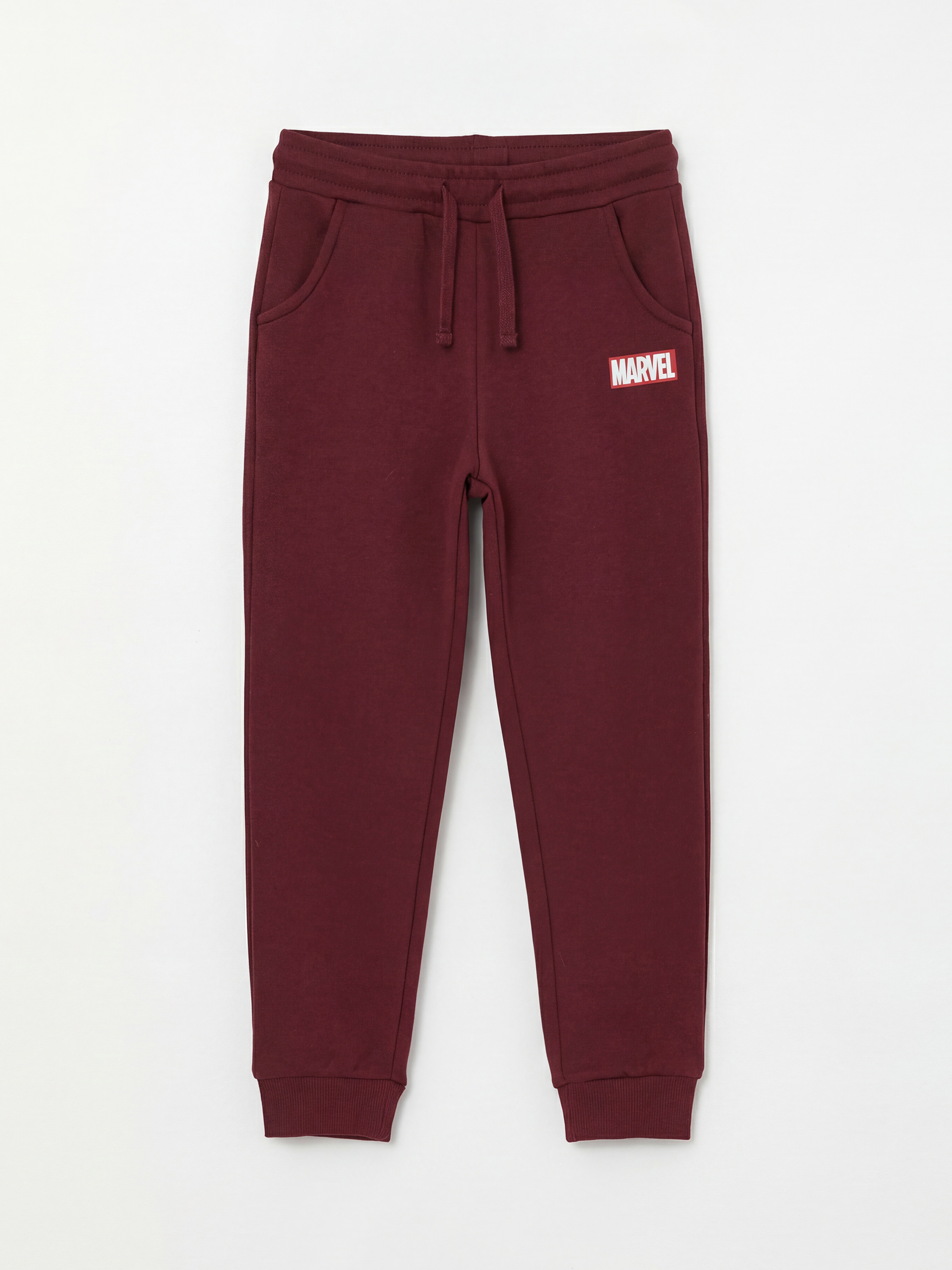 Bordo Spider-Man Baskılı Erkek Çocuk Kalın Eşofman Takım-3