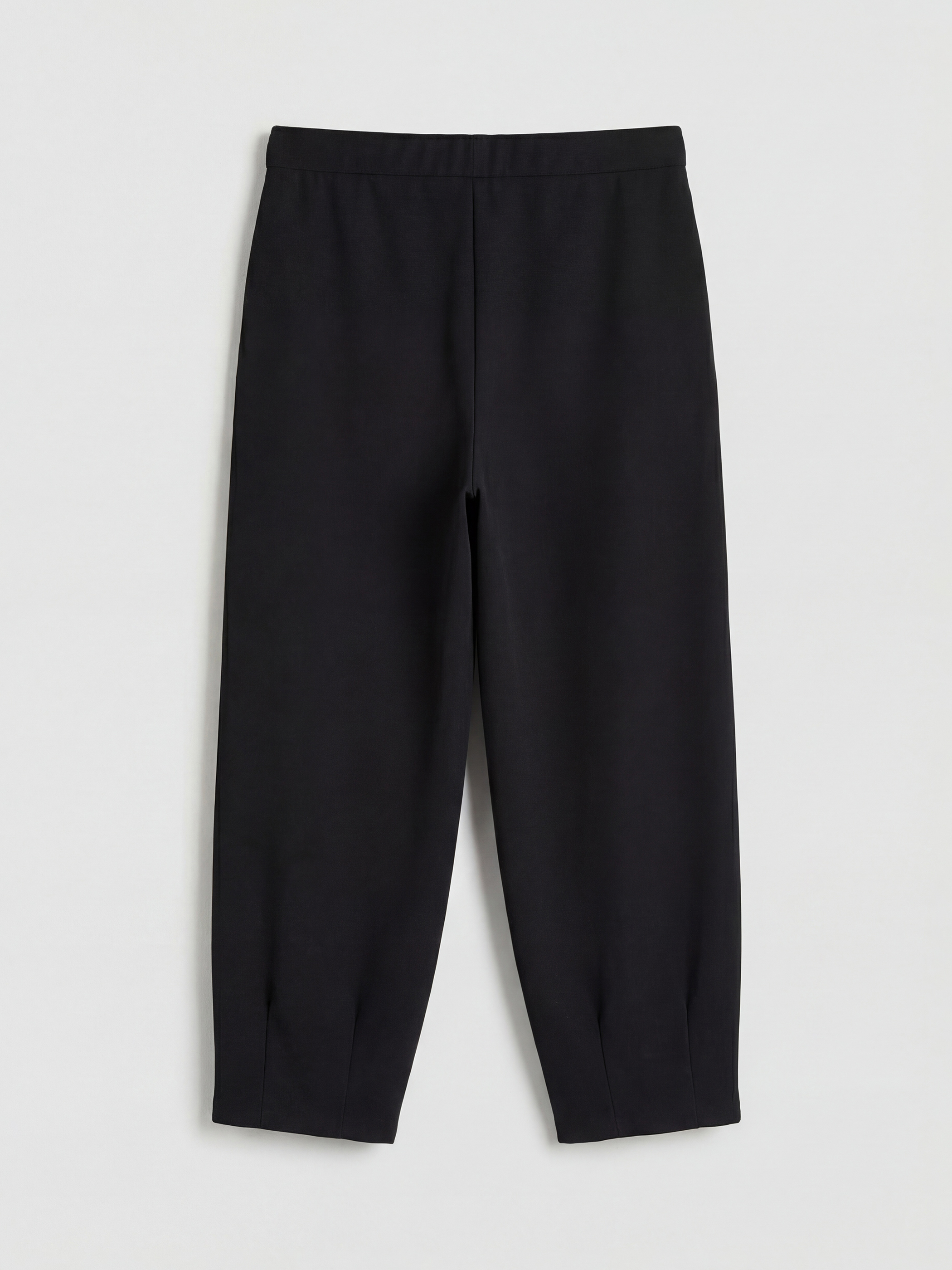 Siyah Beli Lastikli Soft Touch Kadın Eşofman Altı-1