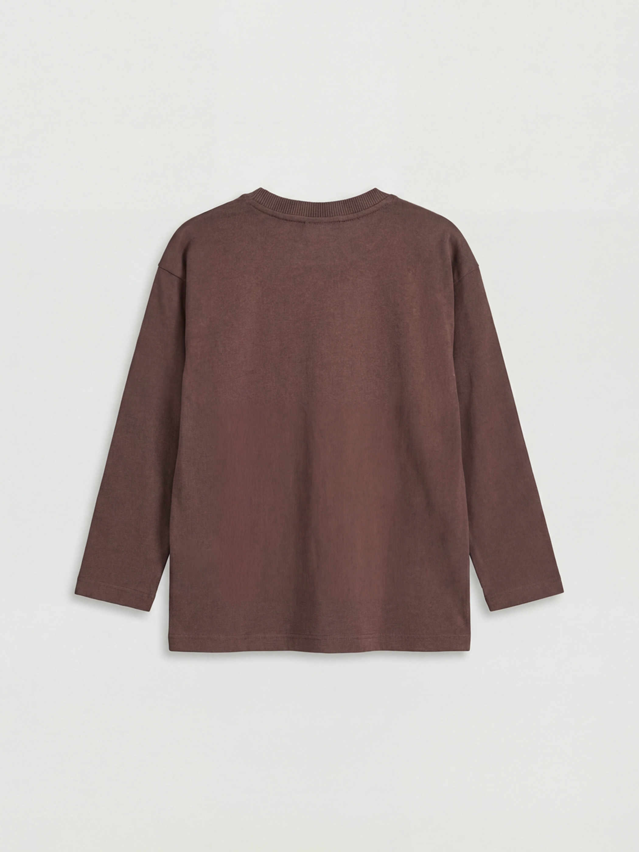 Beyaz Bisiklet Yaka Uzun Kollu Erkek Çocuk Tişört 3'lü-6