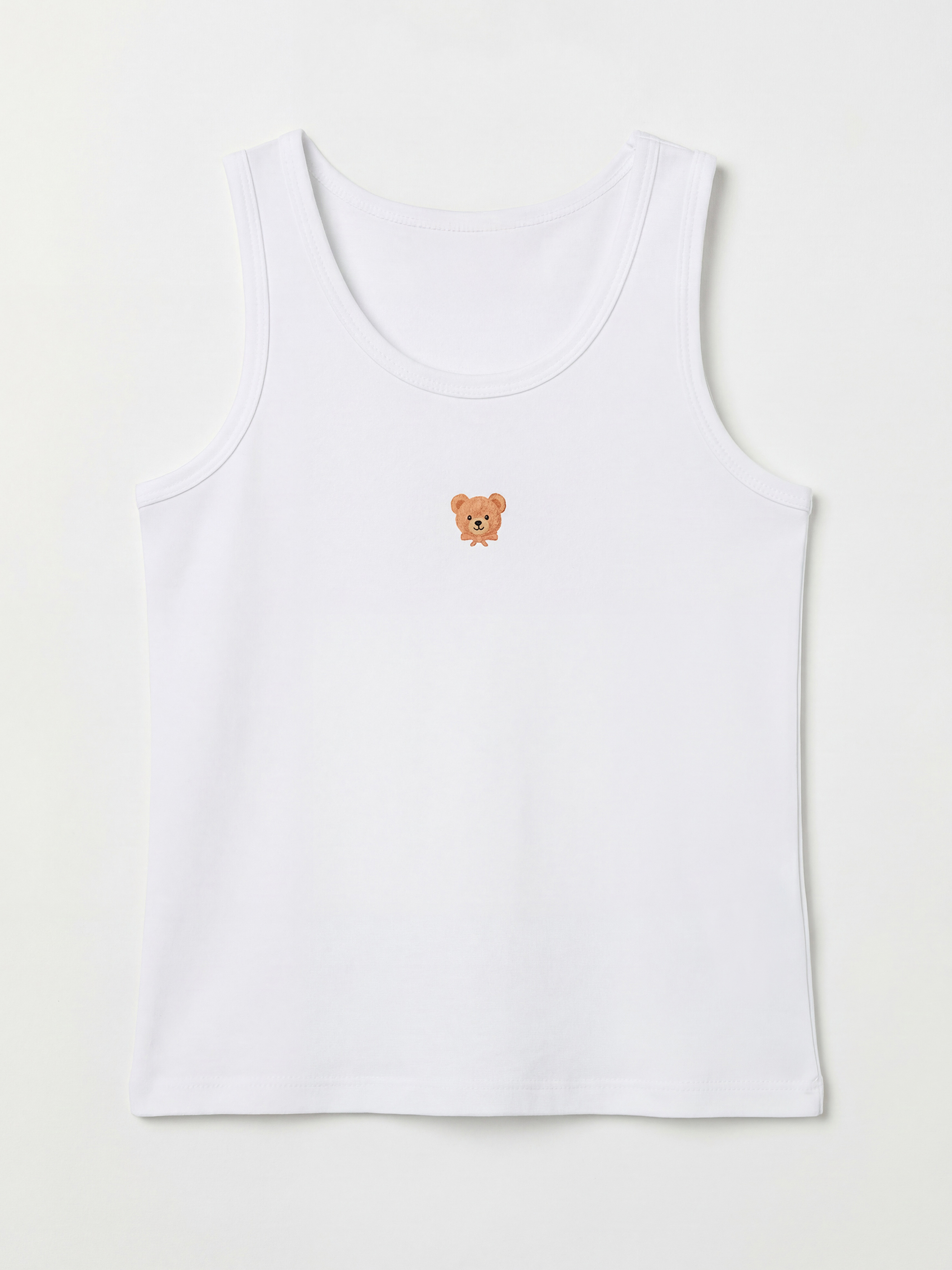 Mavi Bisiklet Yaka Erkek Çocuk 2'li İç Giyim Atlet-1