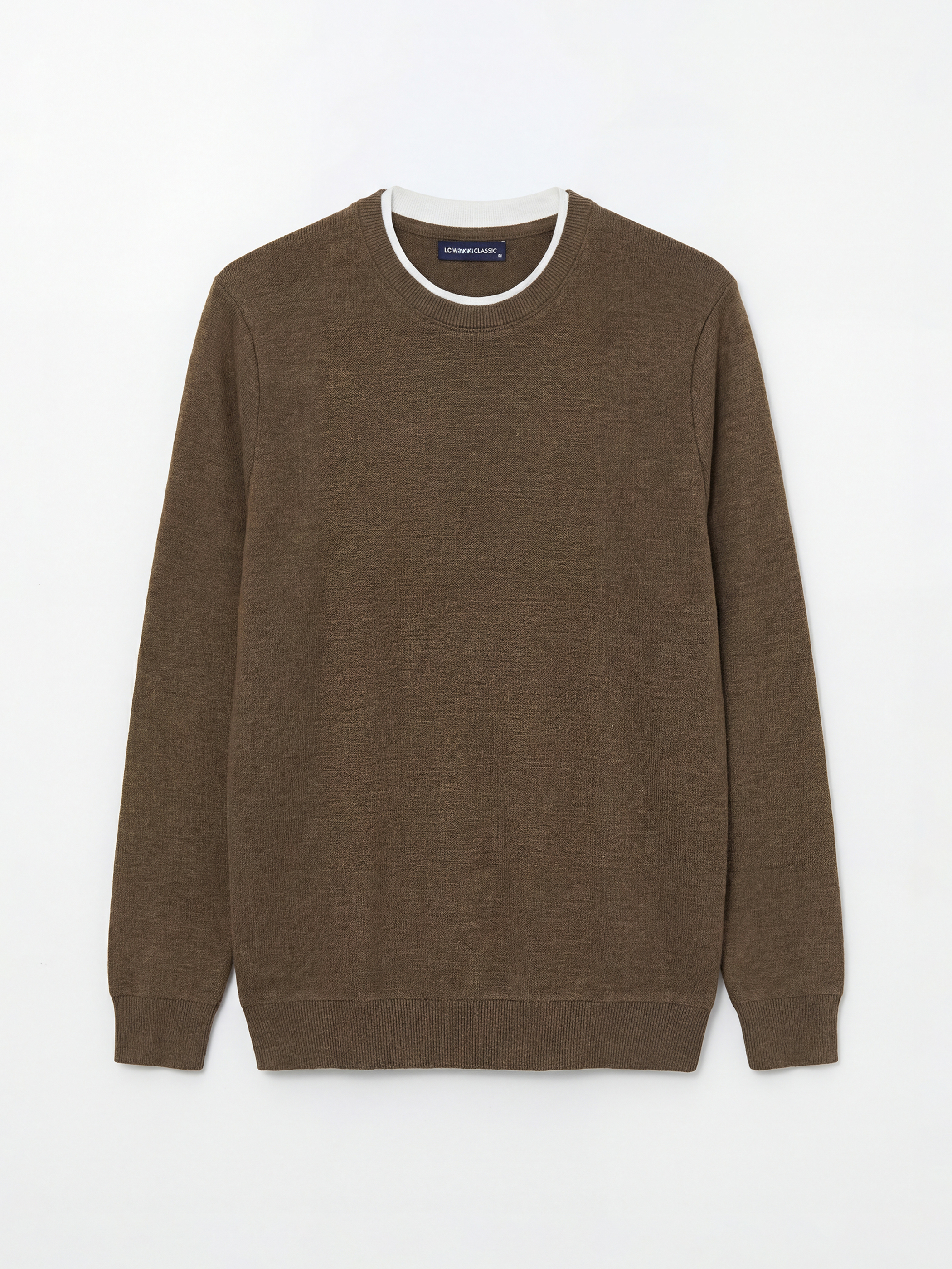 LCWAIKIKI Classic Bisiklet Yaka Erkek Sweatshirt - S6OC77Z8-D4N