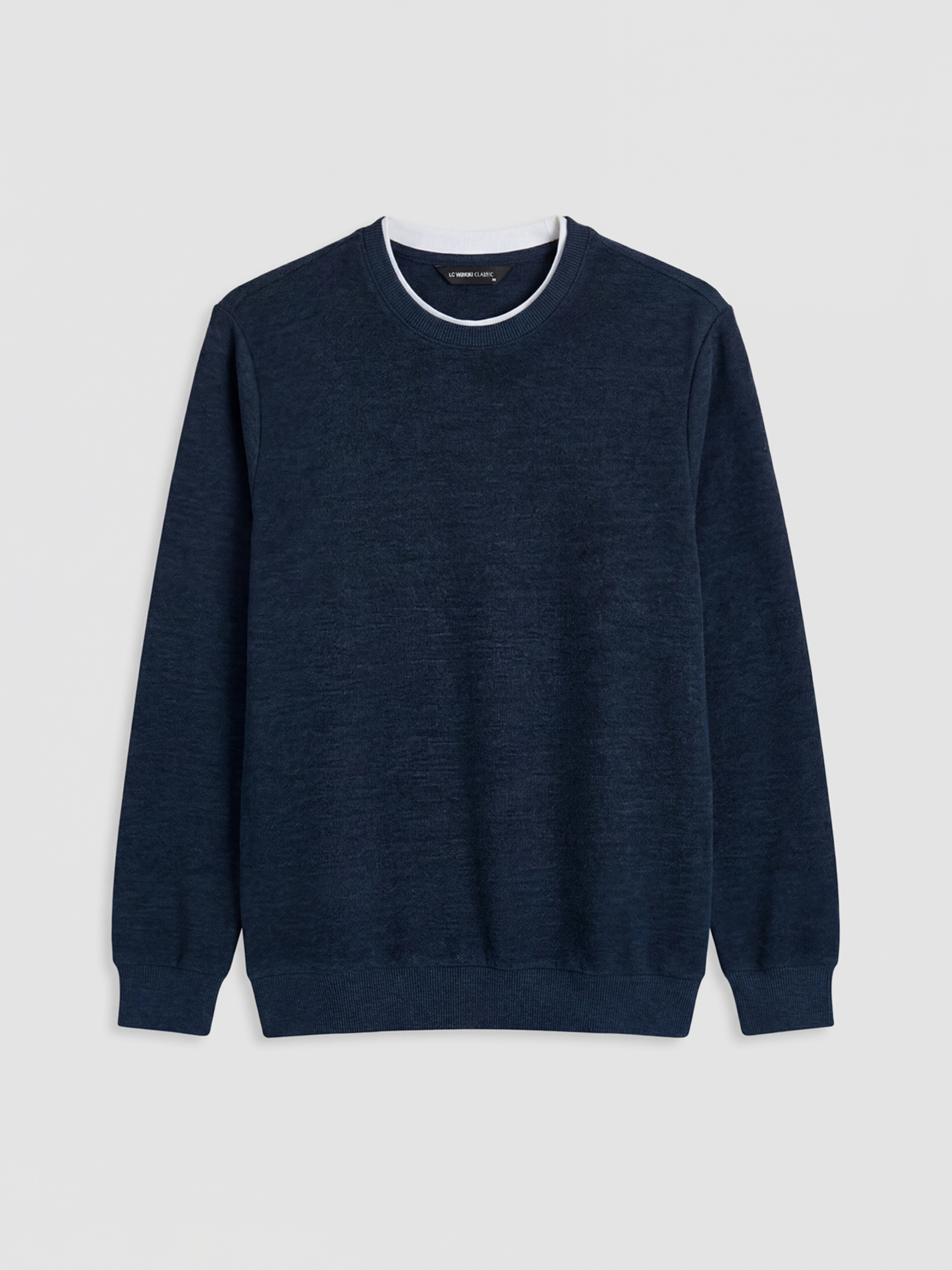 LCWAIKIKI Classic Bisiklet Yaka Erkek Sweatshirt - S6OC77Z8-DDG