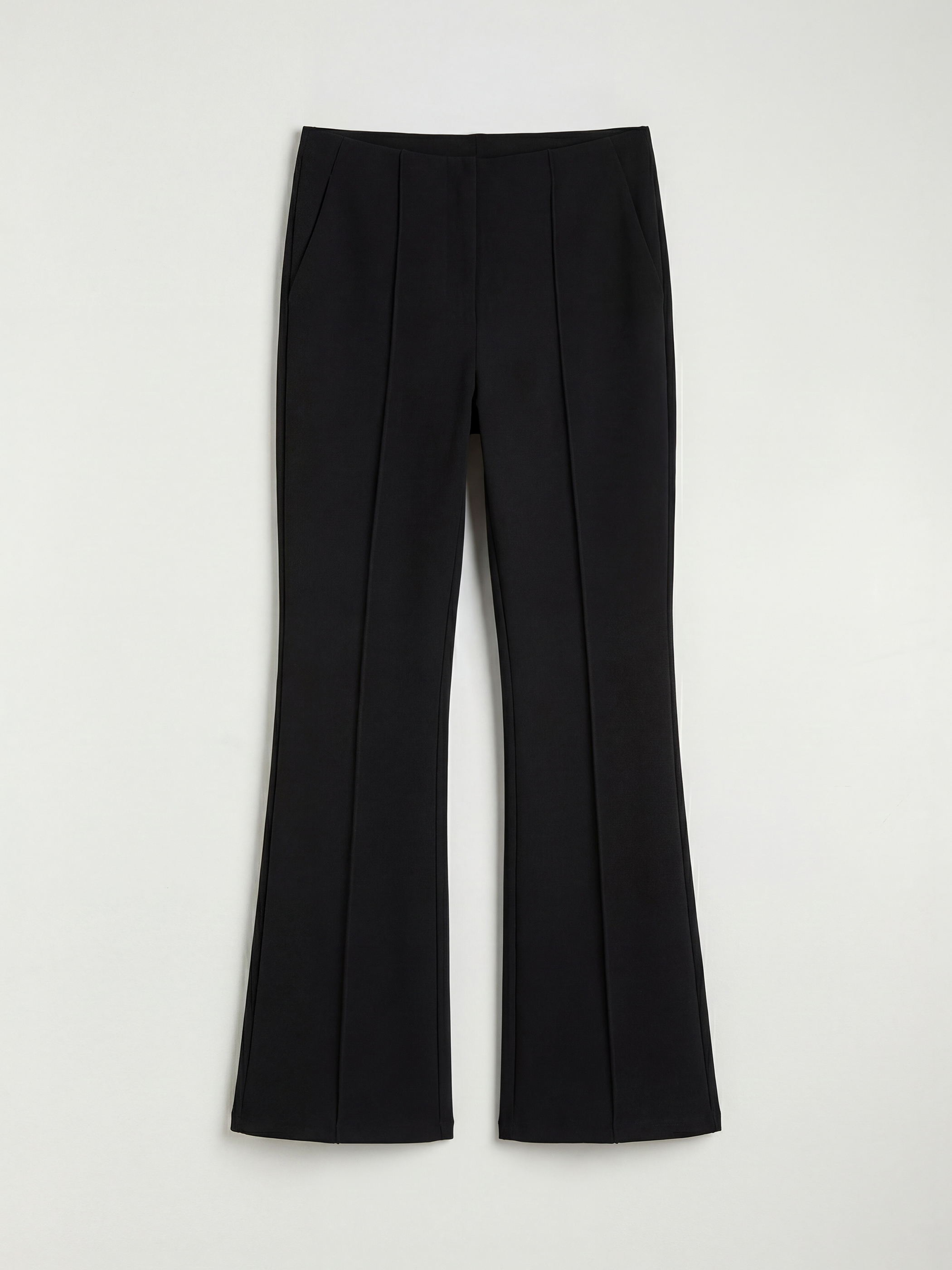 LCWAIKIKI Classic Yüksek Bel İspanyol Paça Kadın Pantolon - S6OG22Z8-CVL