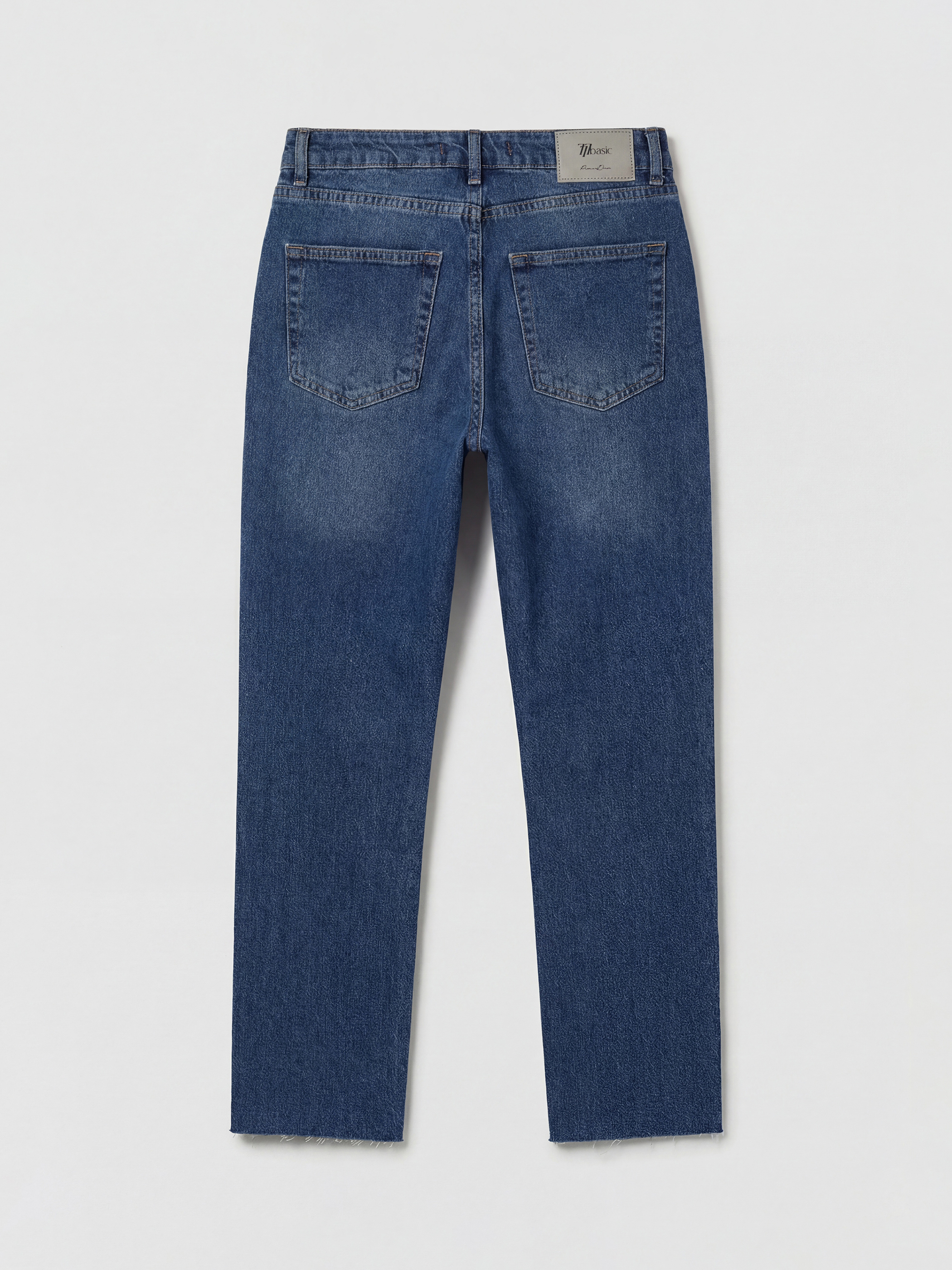 İndigo Straight Fit Kadın Jean Pantolon-1