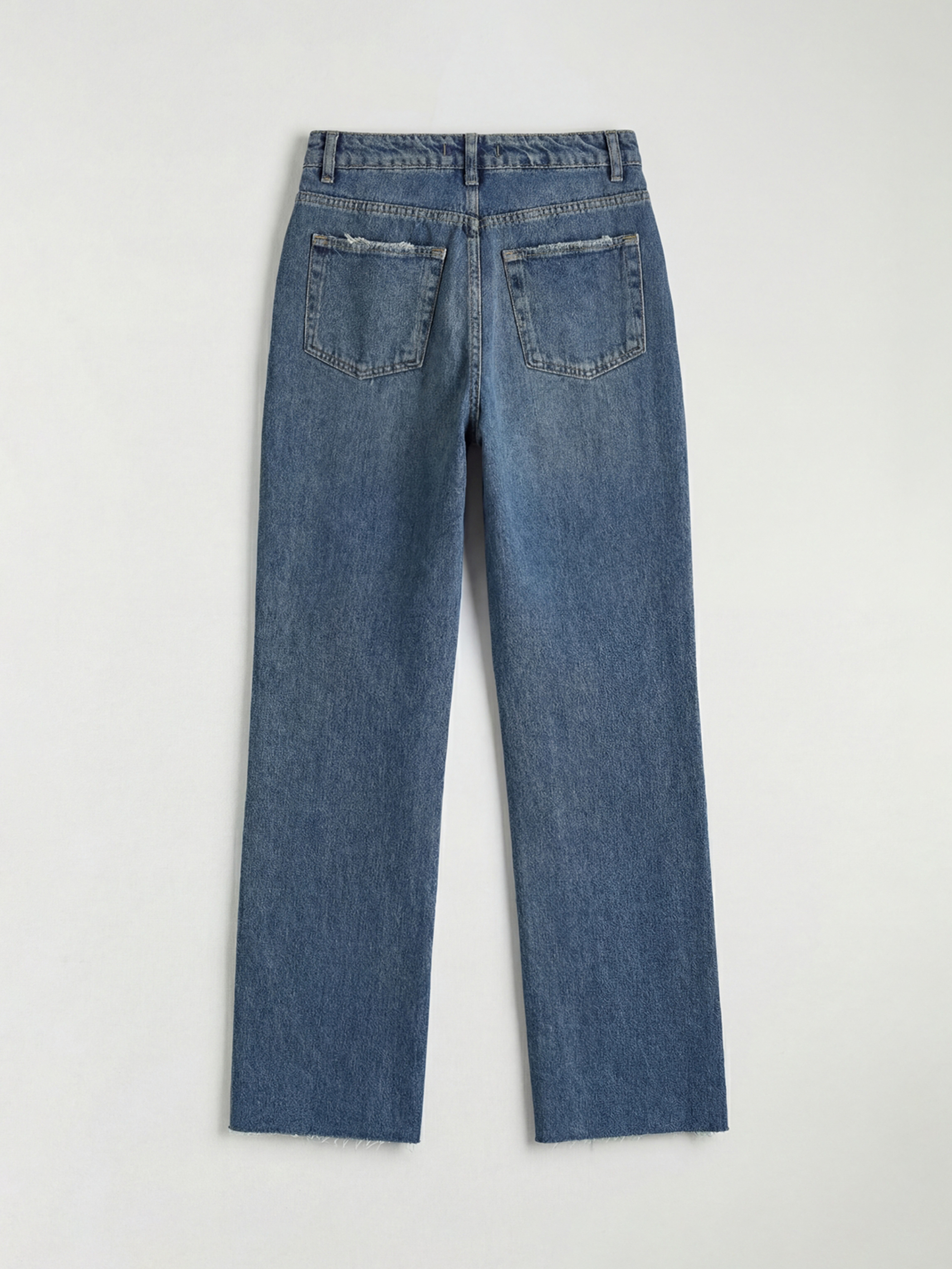 İndigo Straight Fit Kadın Jean Pantolon-1