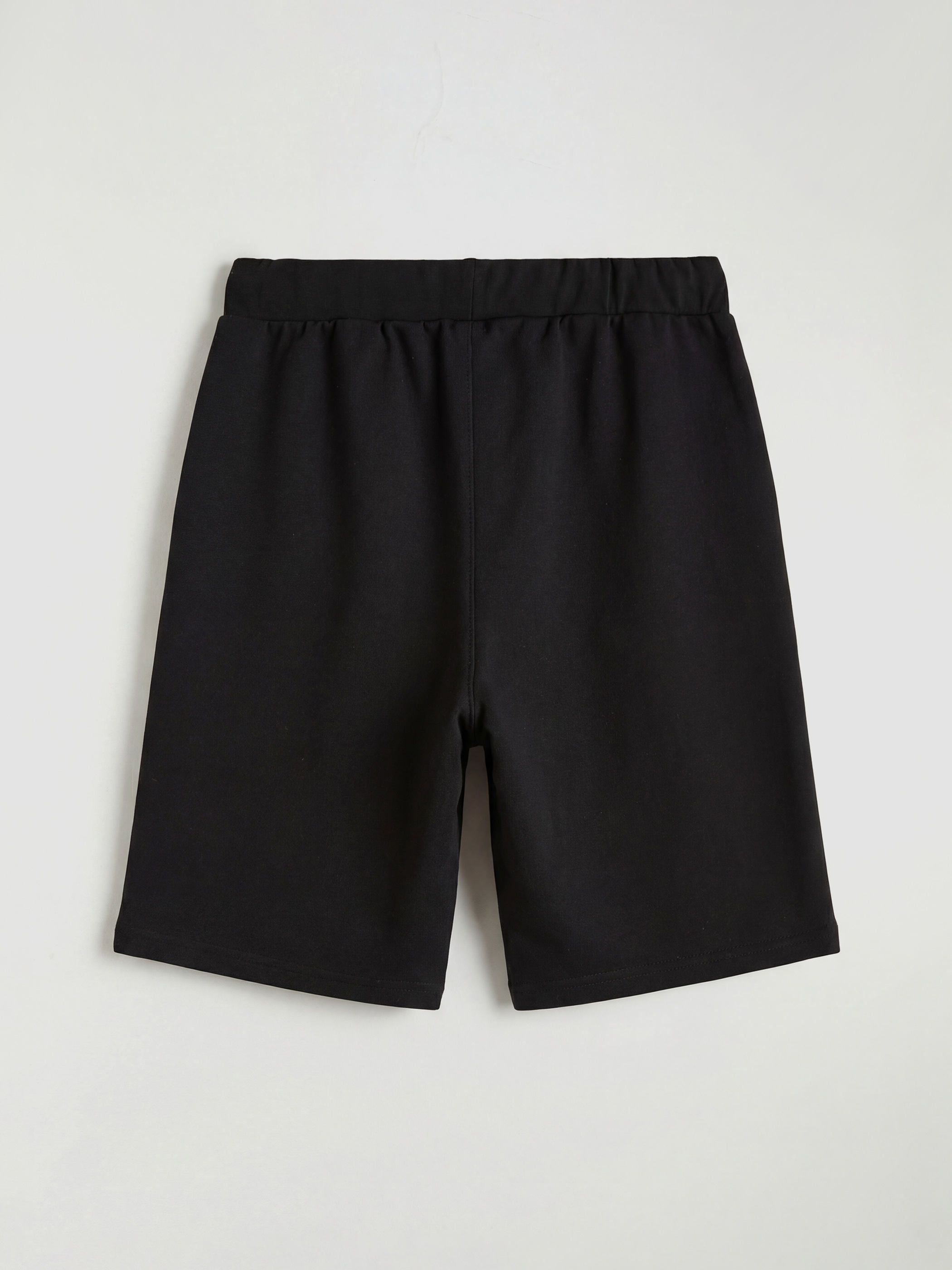 Siyah Baskılı Erkek Çocuk Şort-1