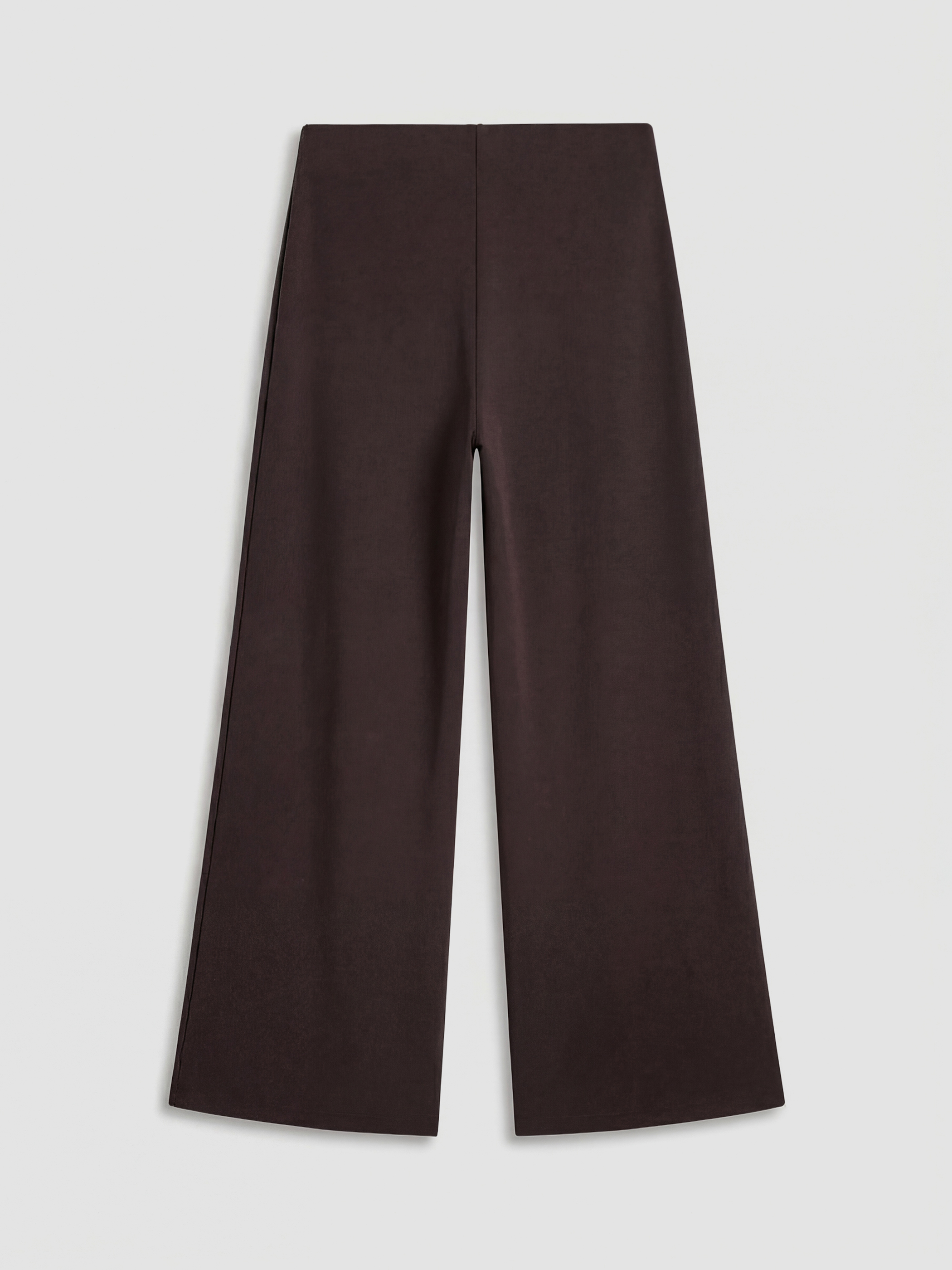 Kahverengi Beli Lastikli Soft Touch Kadın Eşofman Altı-5