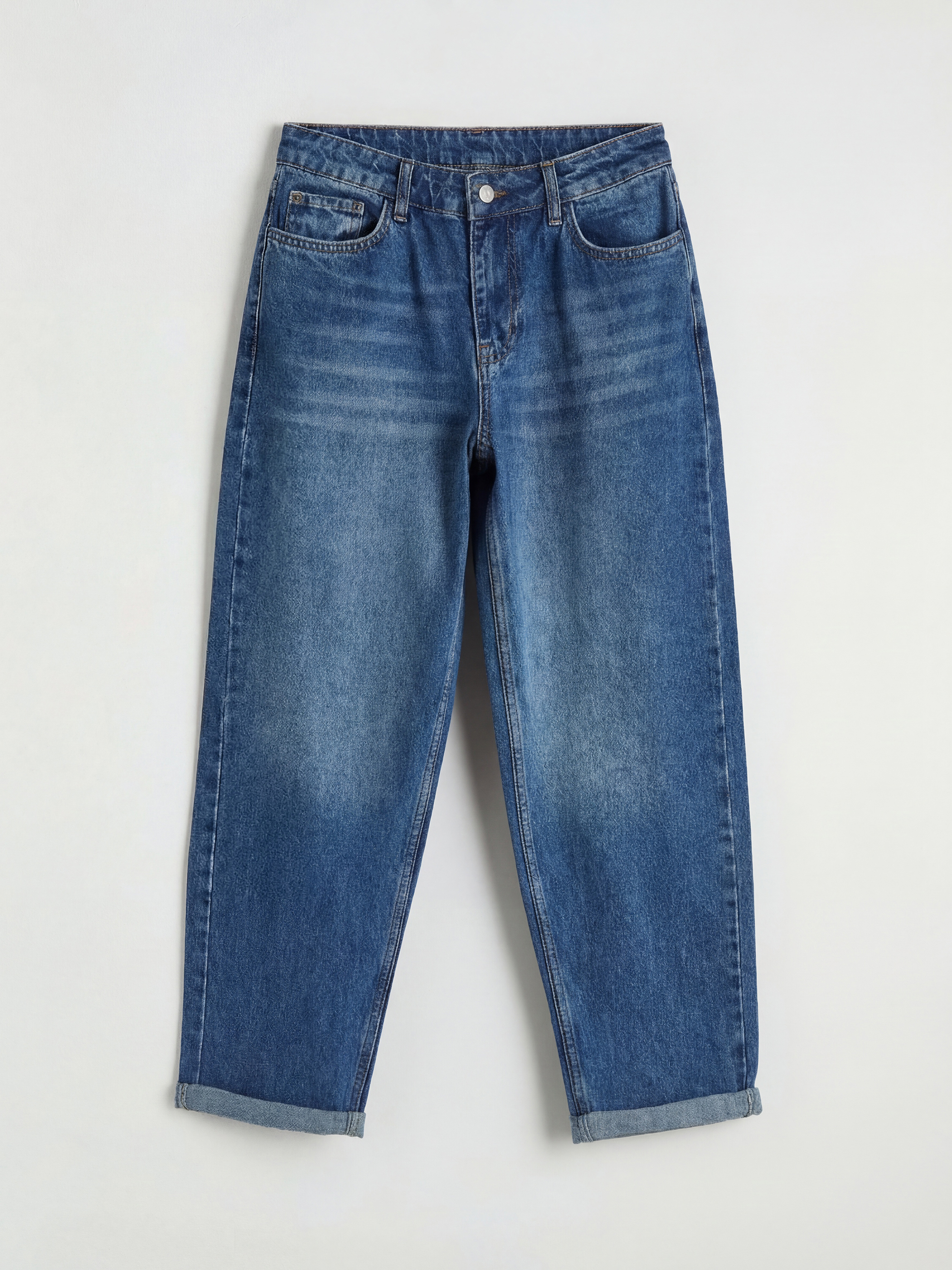 LCW Jeans Yüksek Bel Barrel Fit Kadın Jean Pantolon - S6OM63Z8-507
