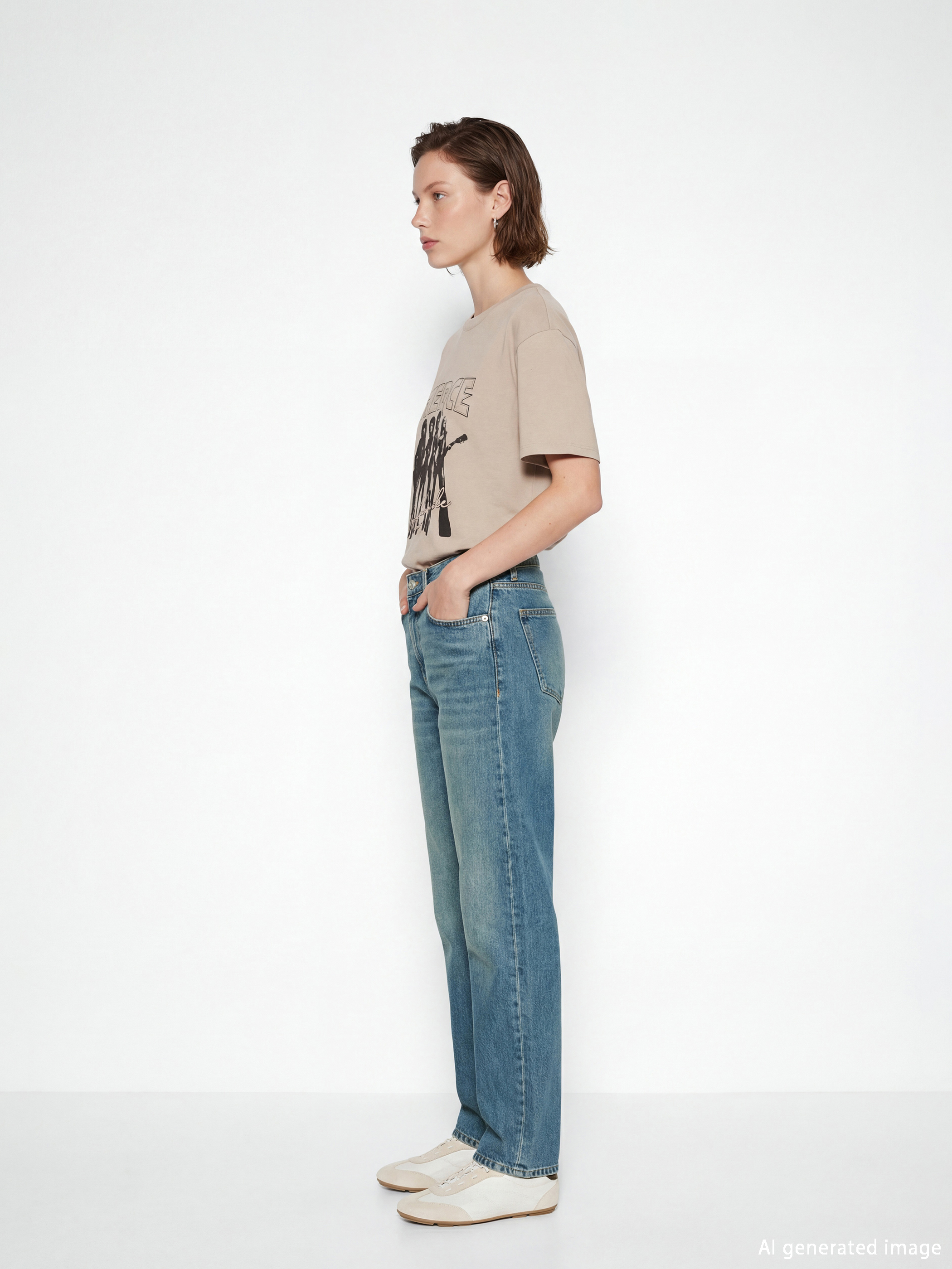 LCW Jeans Straight Fit Kadın Jean Pantolon - S6E114Z8-507