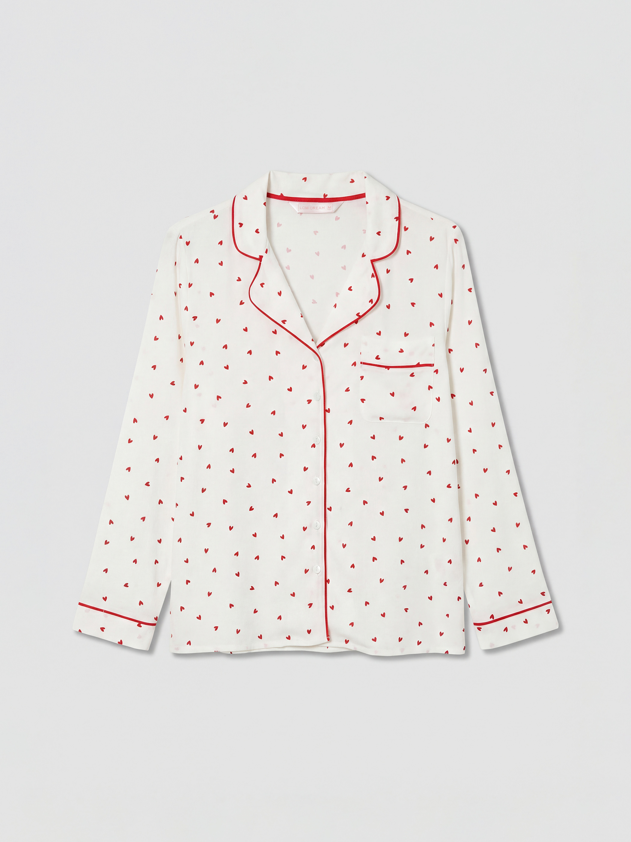LCW DREAM Kalp Desenli Kadın Pijama Üst