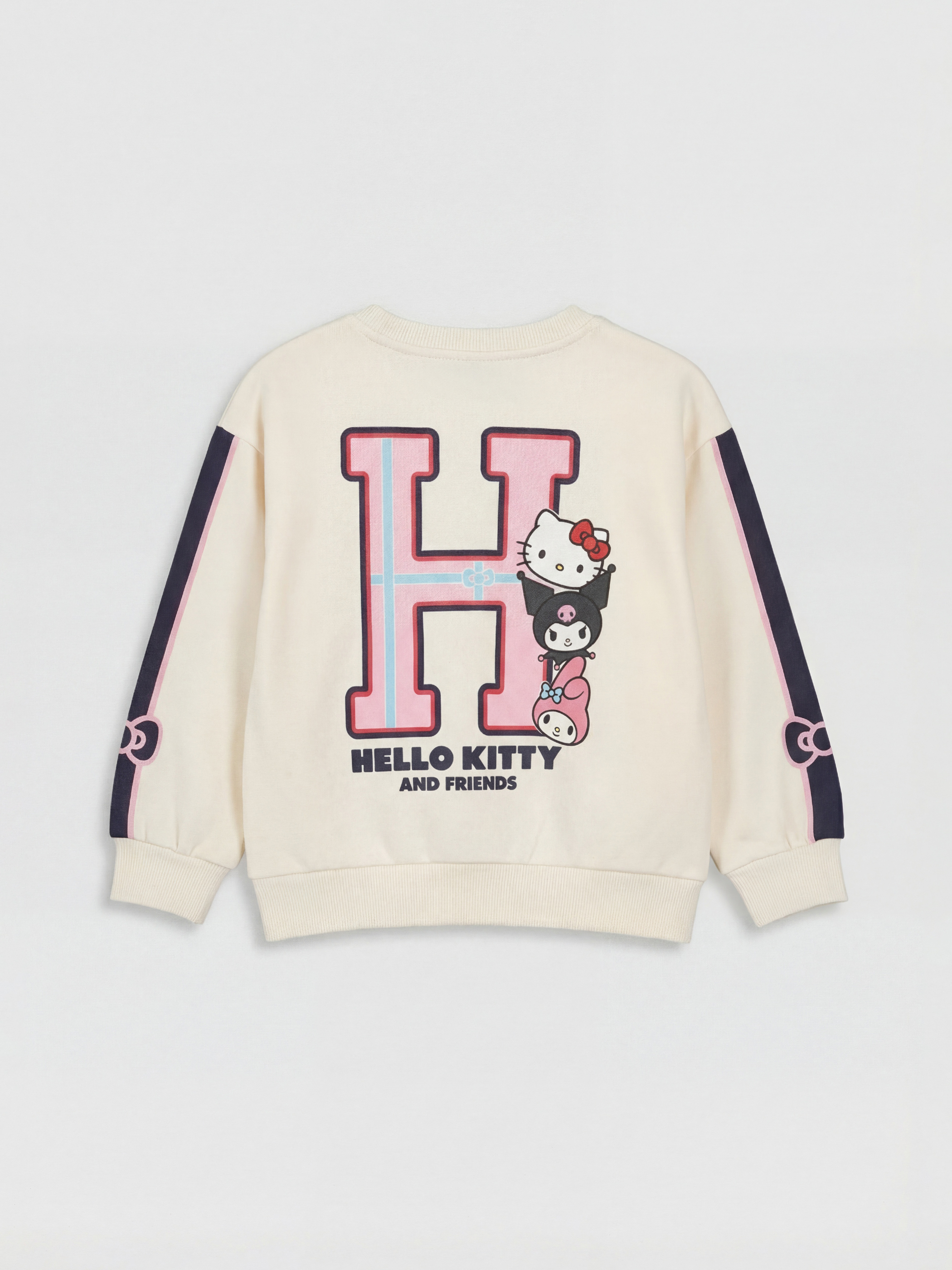 Lacivert Hello Kitty Lisanslı Kız Çocuk Eşofman Takımı-2