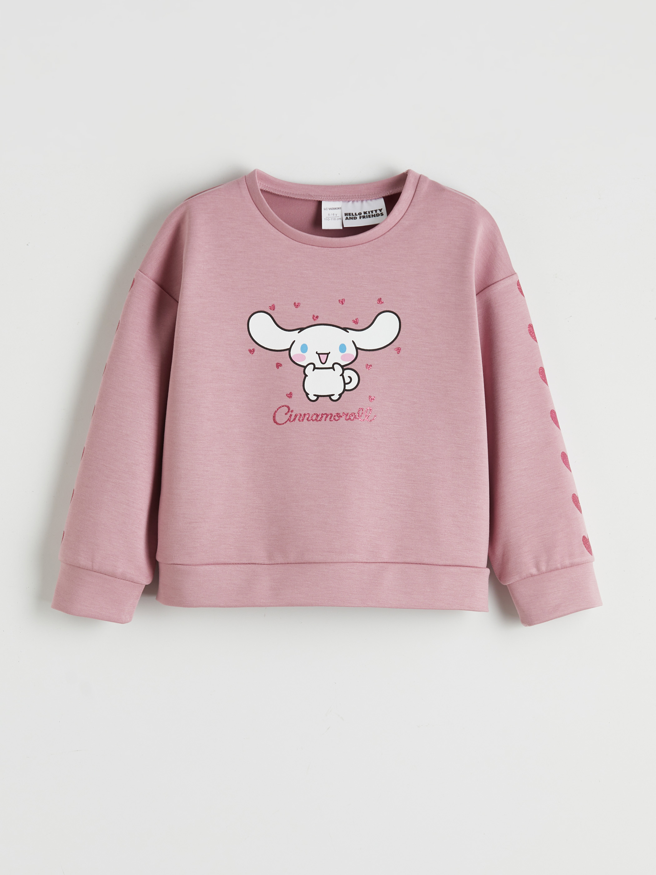 LCW Kids Cinnamoroll Baskılı Kız Çocuk Soft Touch Sweatshirt