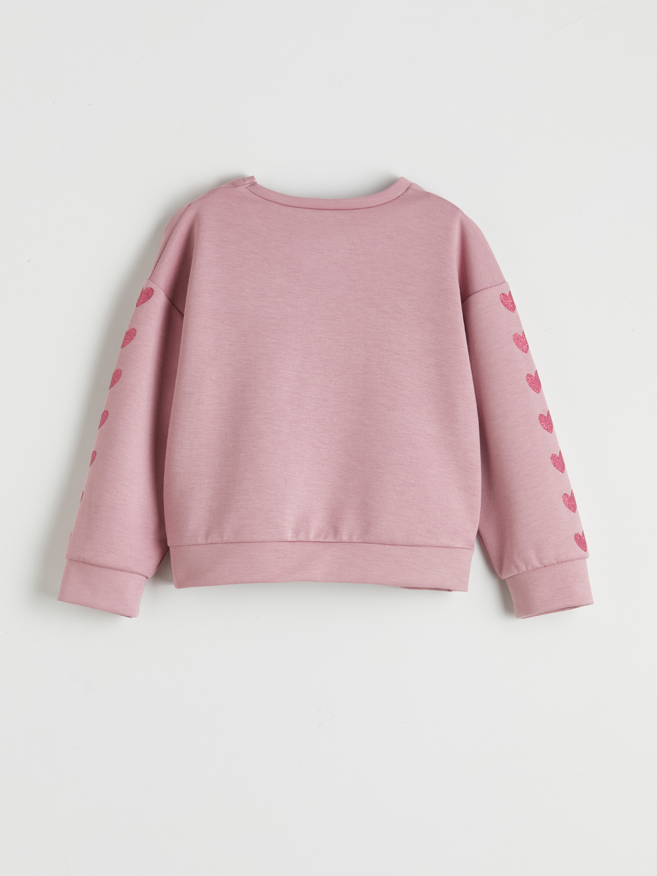 Lila Cinnamoroll Baskılı Kız Çocuk Soft Touch Sweatshirt-1