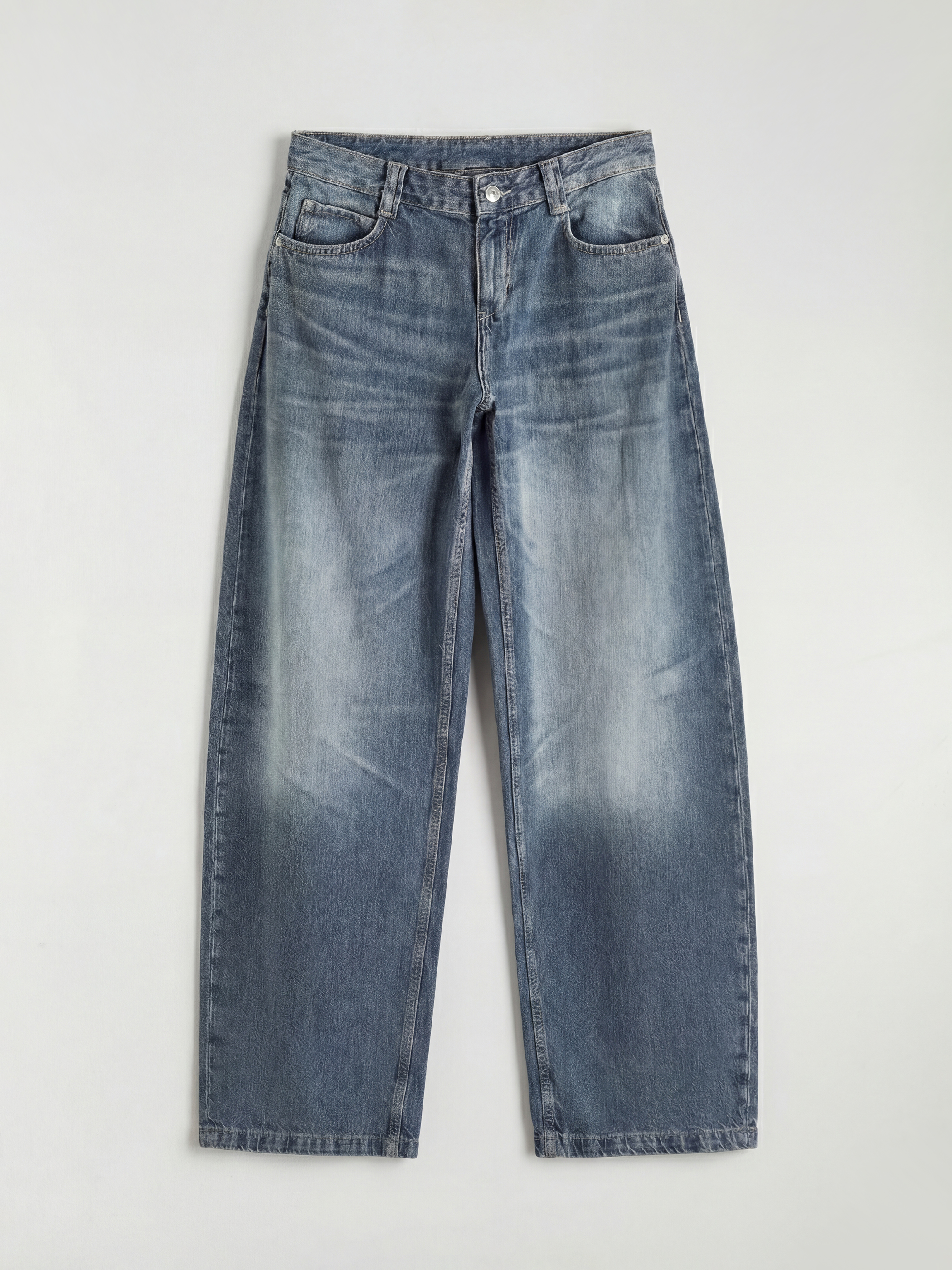 LCW Jeans Yüksek Bel Wideleg Kadın Jean Pantolon - S6OM82Z8-309