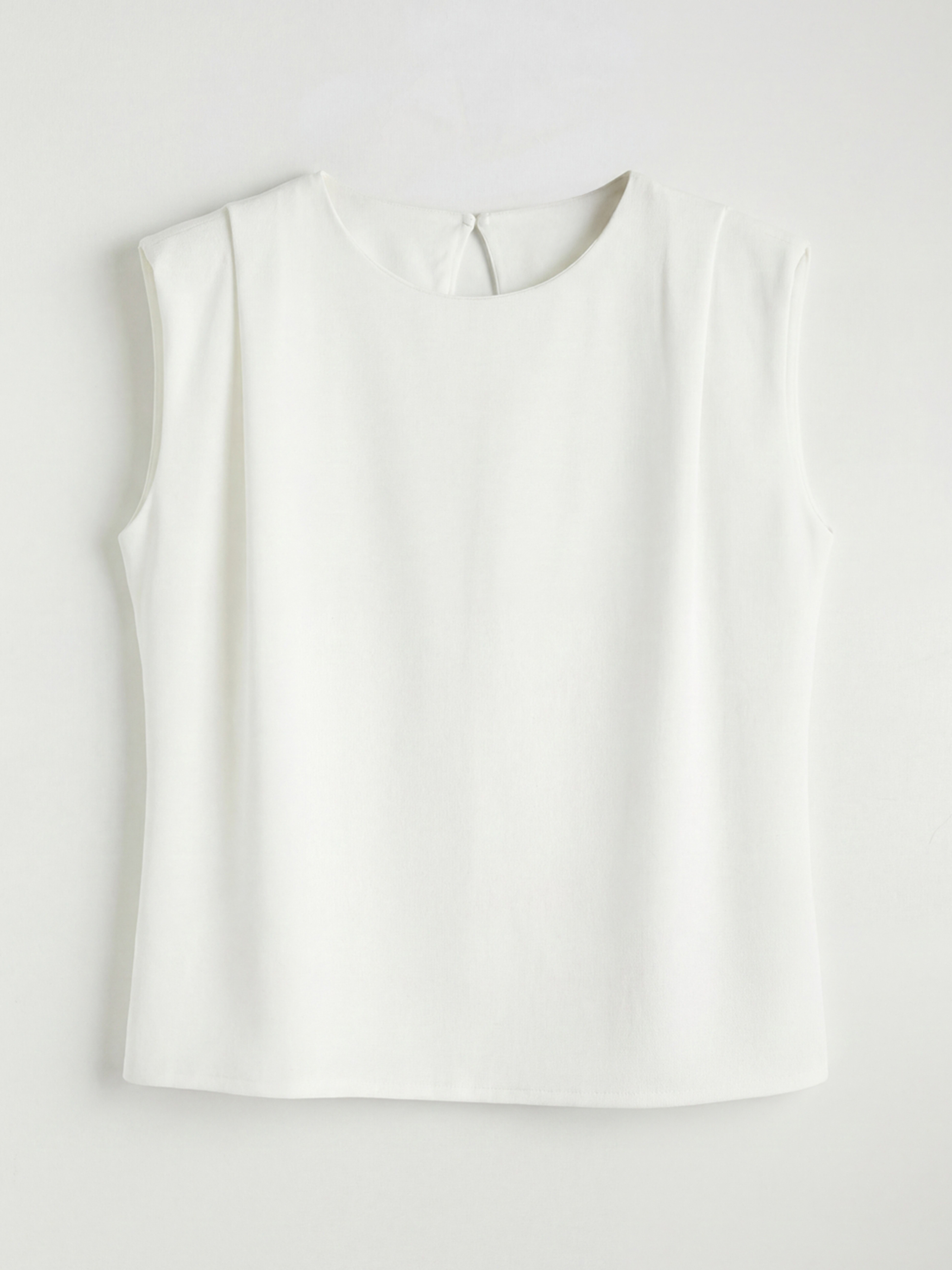 Ekru Bisiklet Yaka Bluz-3