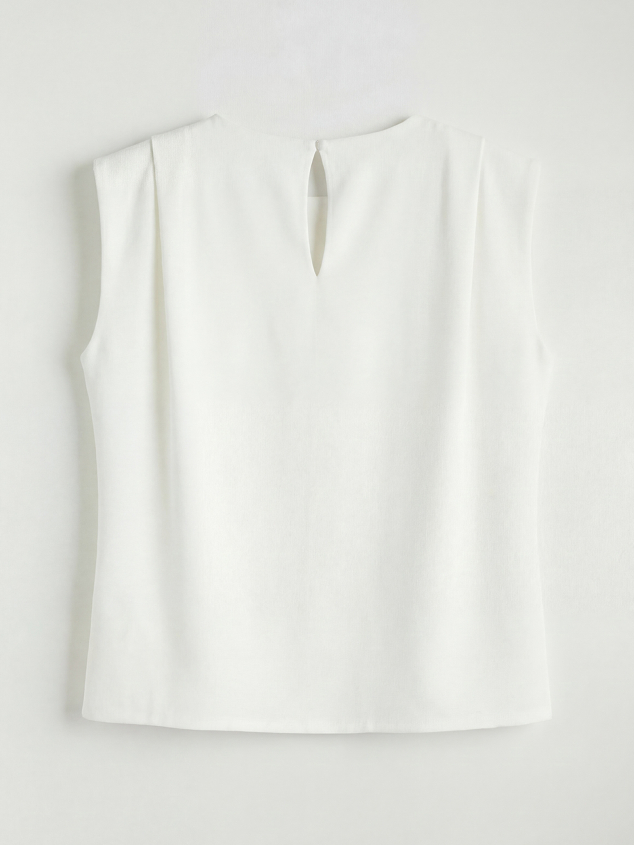 Ekru Bisiklet Yaka Bluz-4