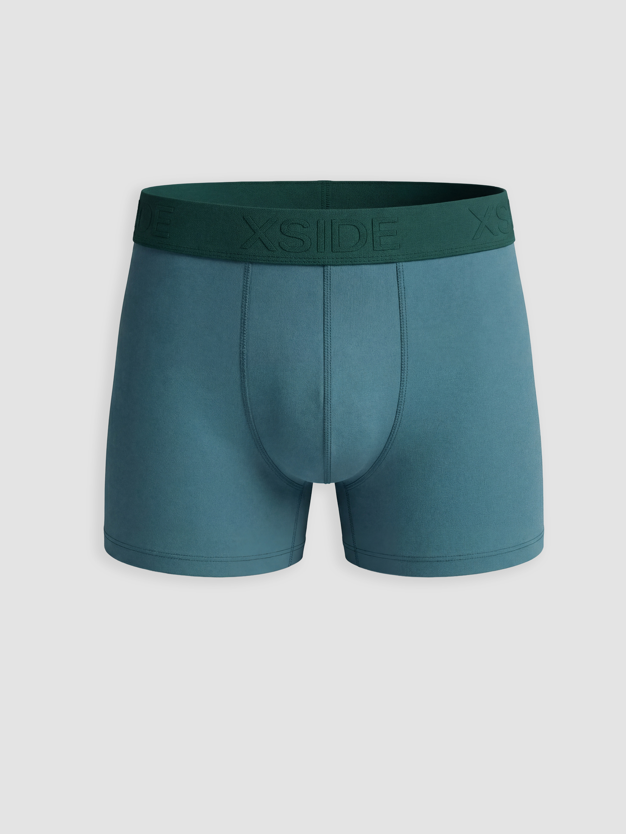 Gri Standart Kalıp Pamuklu Esnek Erkek Boxer 3'lü-3