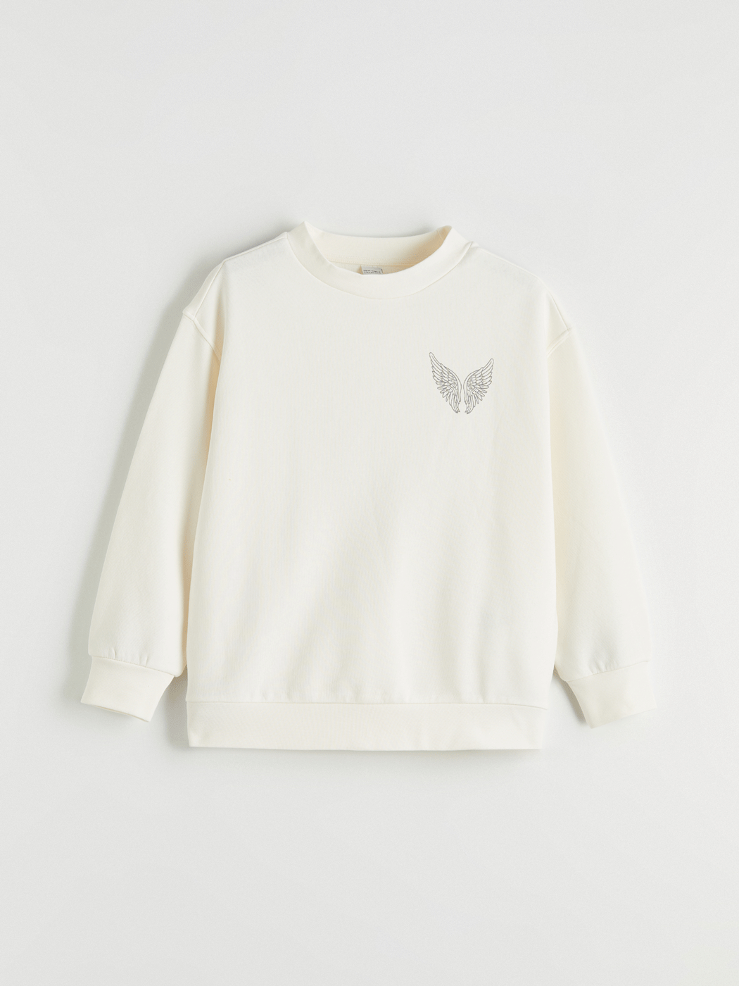 LCW Kids Bisiklet Yaka Baskılı Kız Çocuk Sweatshirt - S6D467Z4-FEW