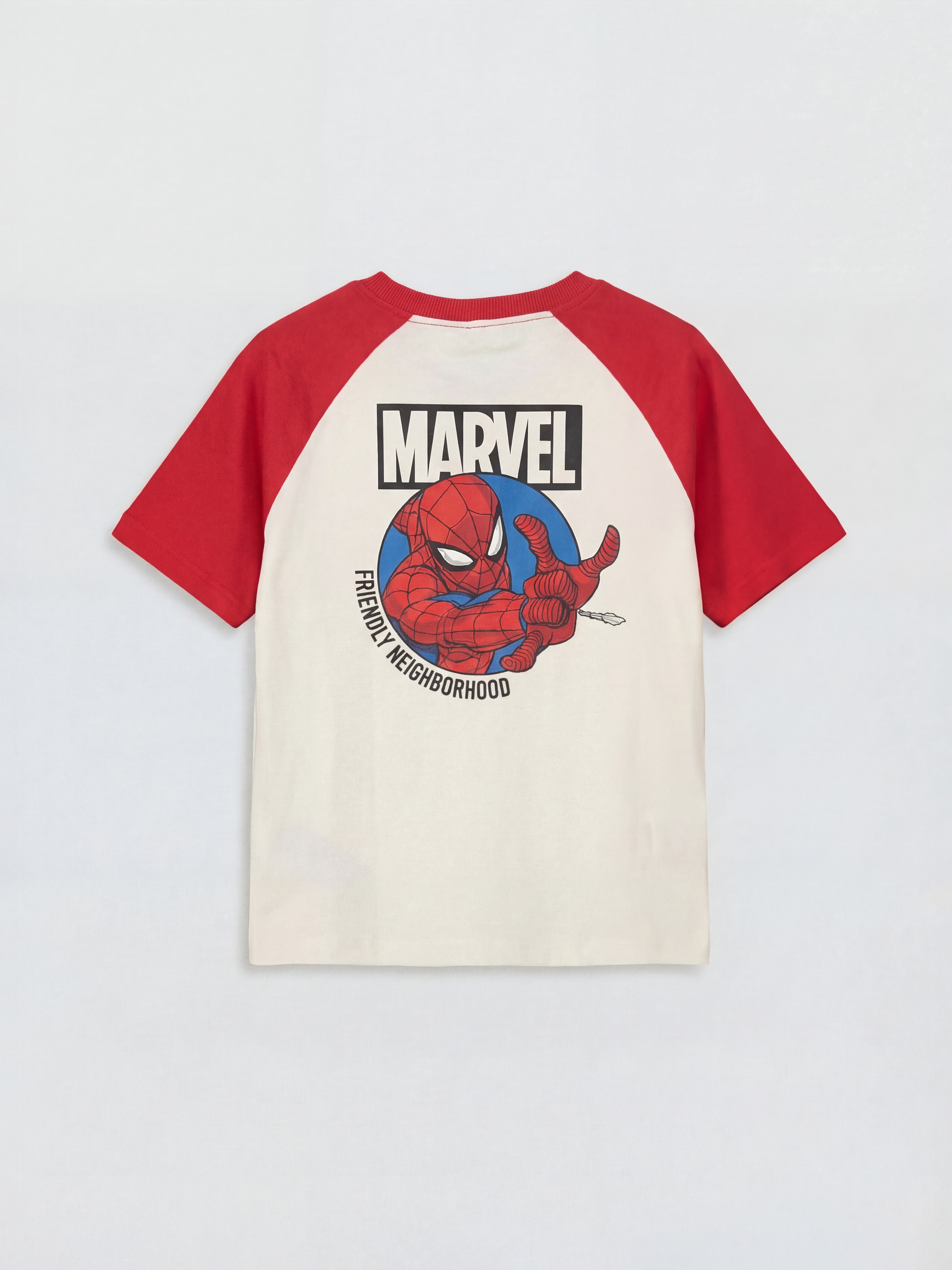 LCW Kids Spider-Man Baskılı Erkek Çocuk Tişört