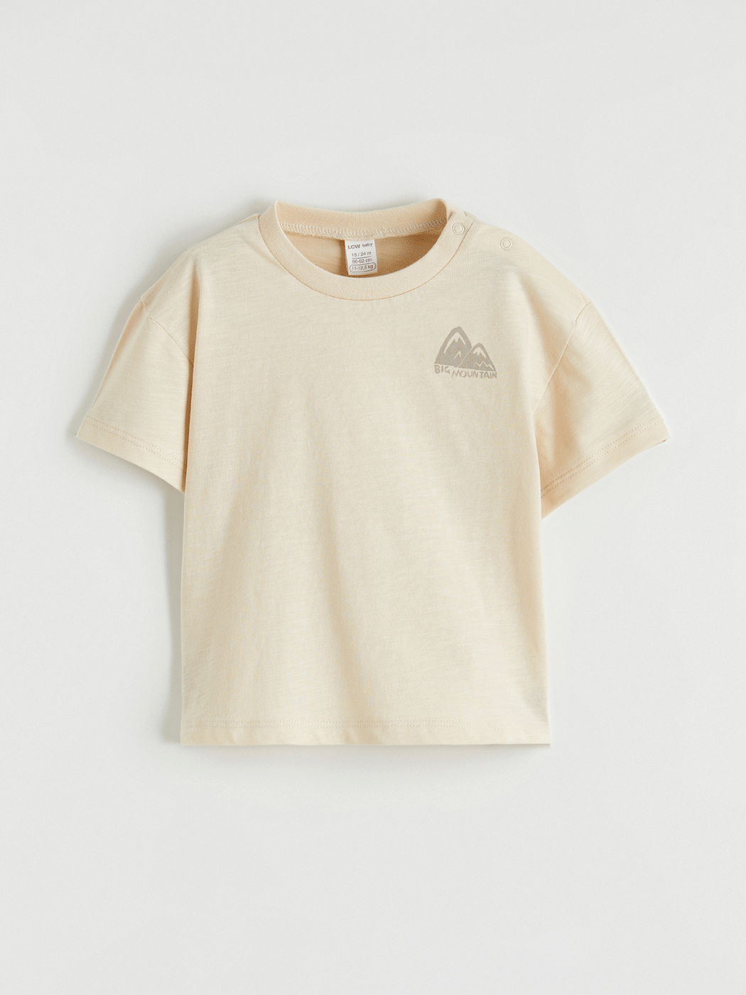 LCW baby Bisiklet Yaka Erkek Bebek Tişört - S6B578Z1-SBW