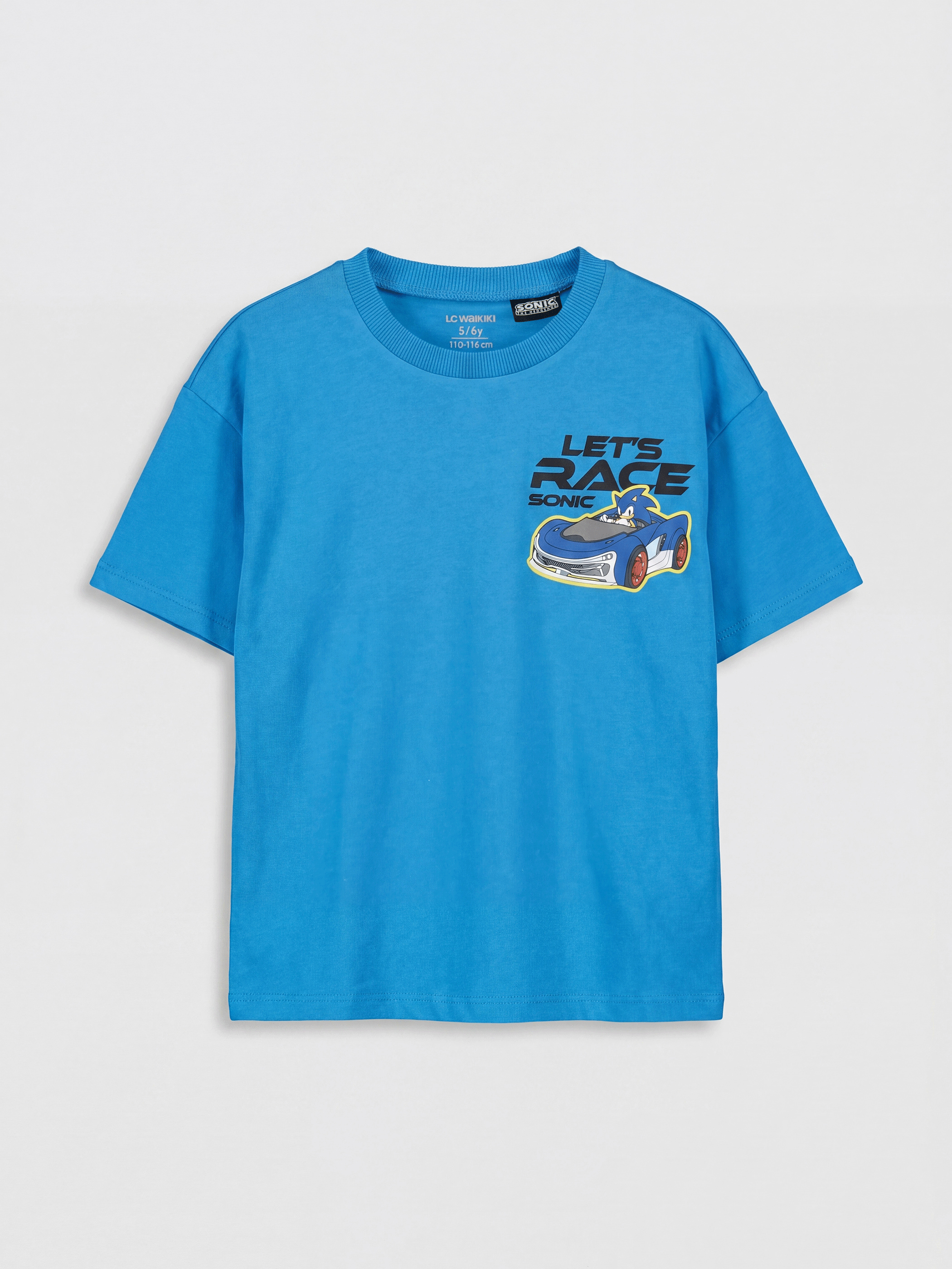 LCW Kids Sonic Baskılı Erkek Çocuk Tişört