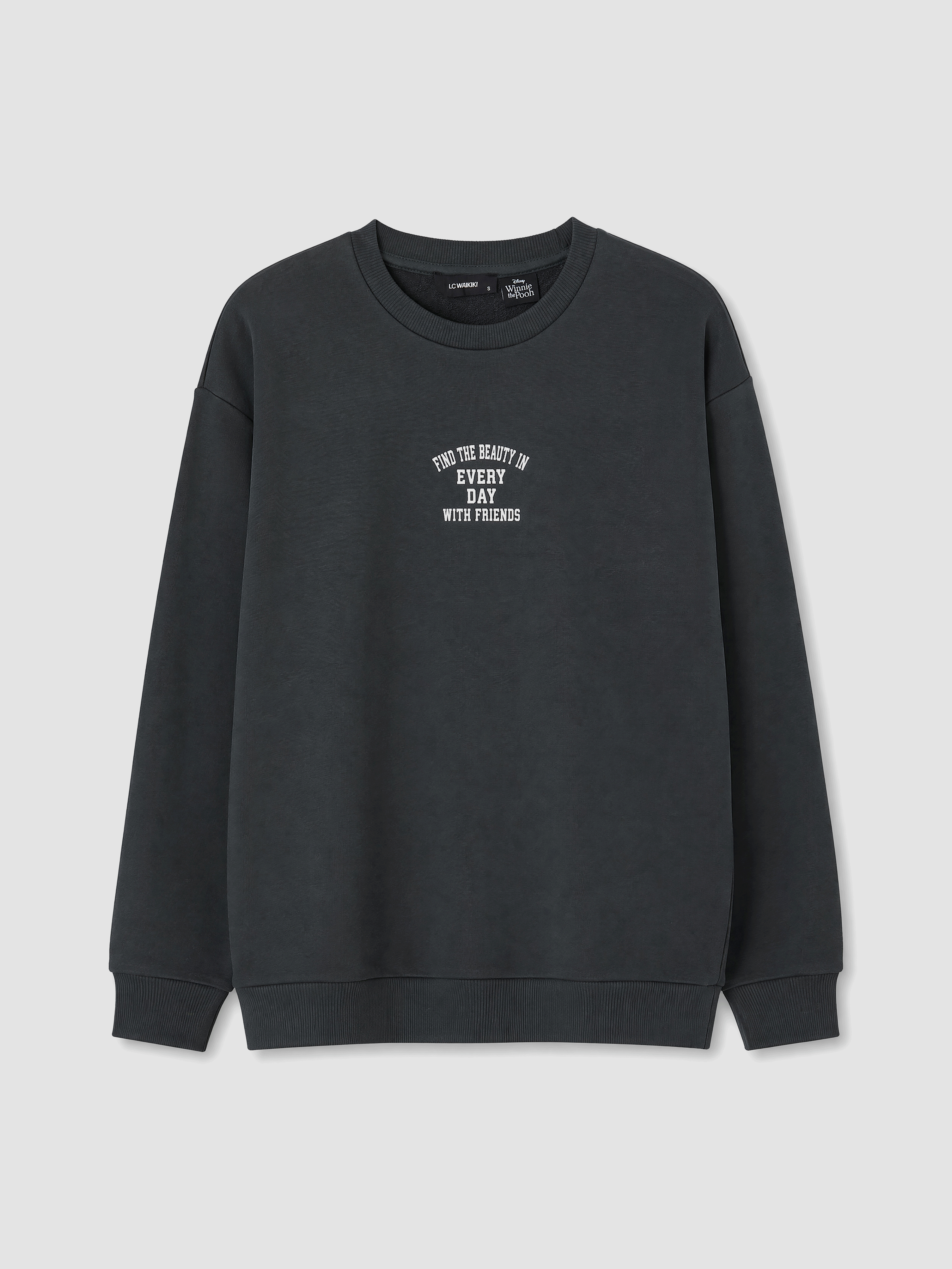 Bluza Sportive Oversize Për Gra Me Print Winnie The Pooh-4