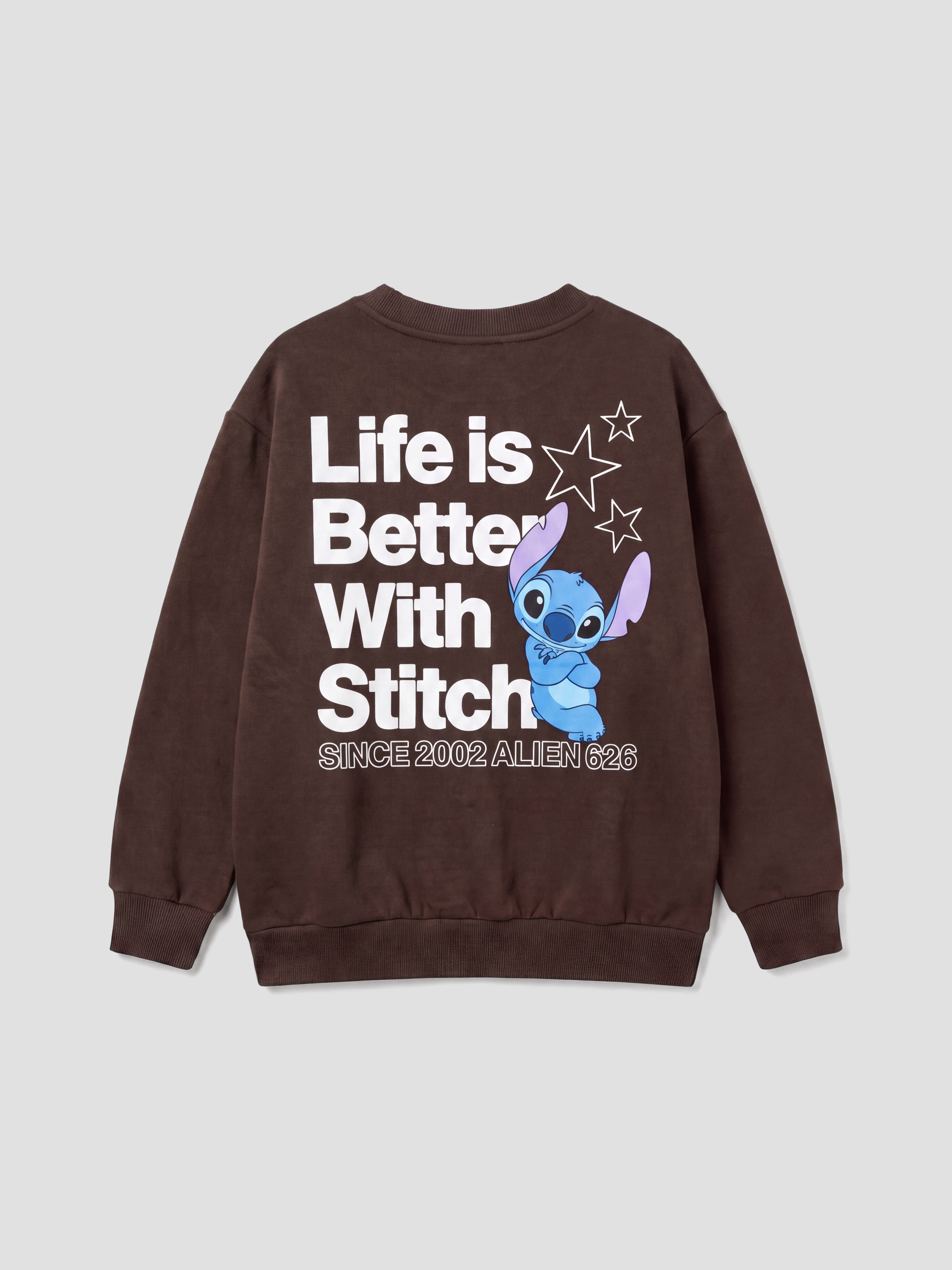 LCW Kids Stitch Printed Girls' Sweatshirt
