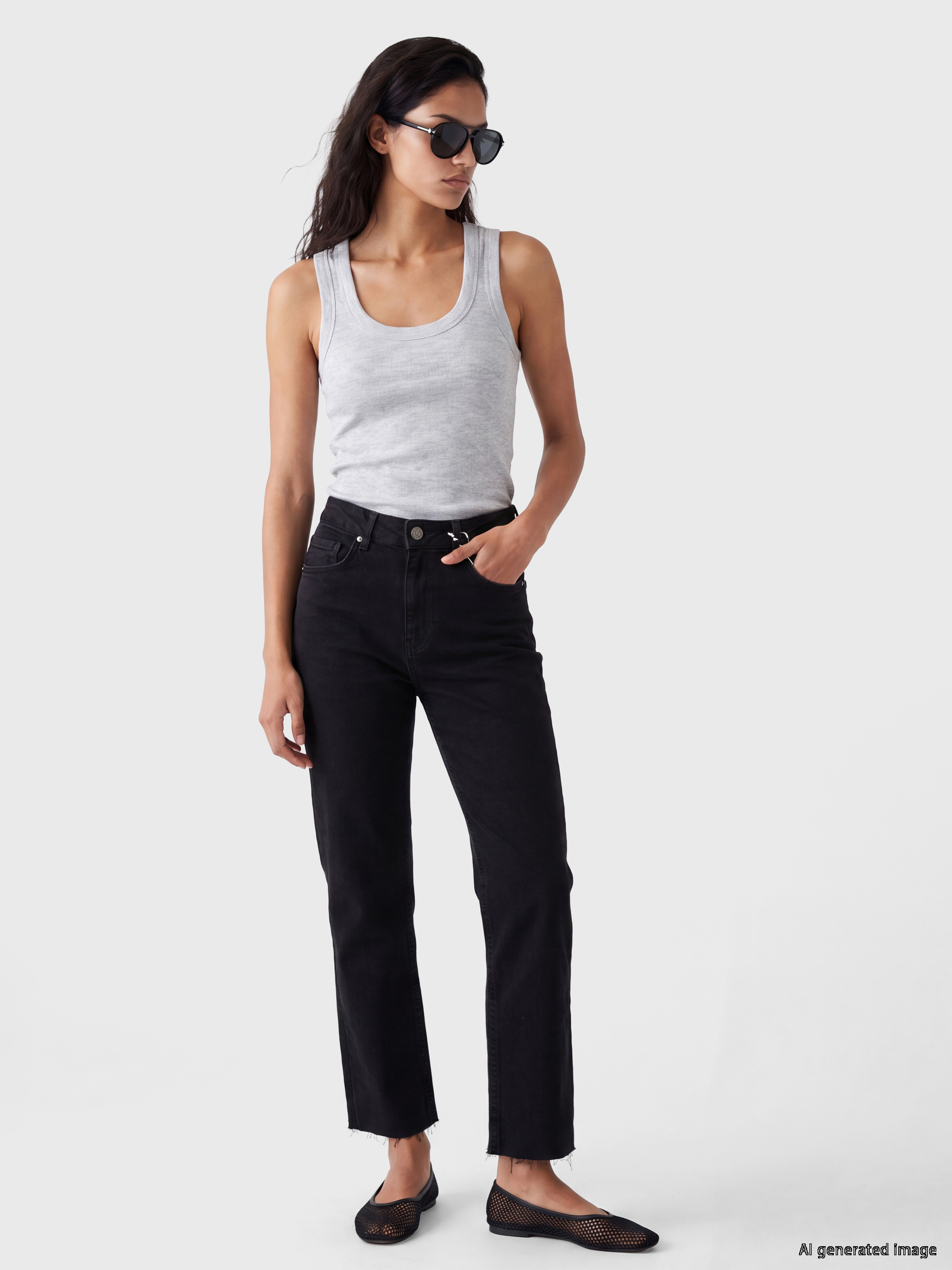 XSIDE Crop Flare Kadın Jean Pantolon
