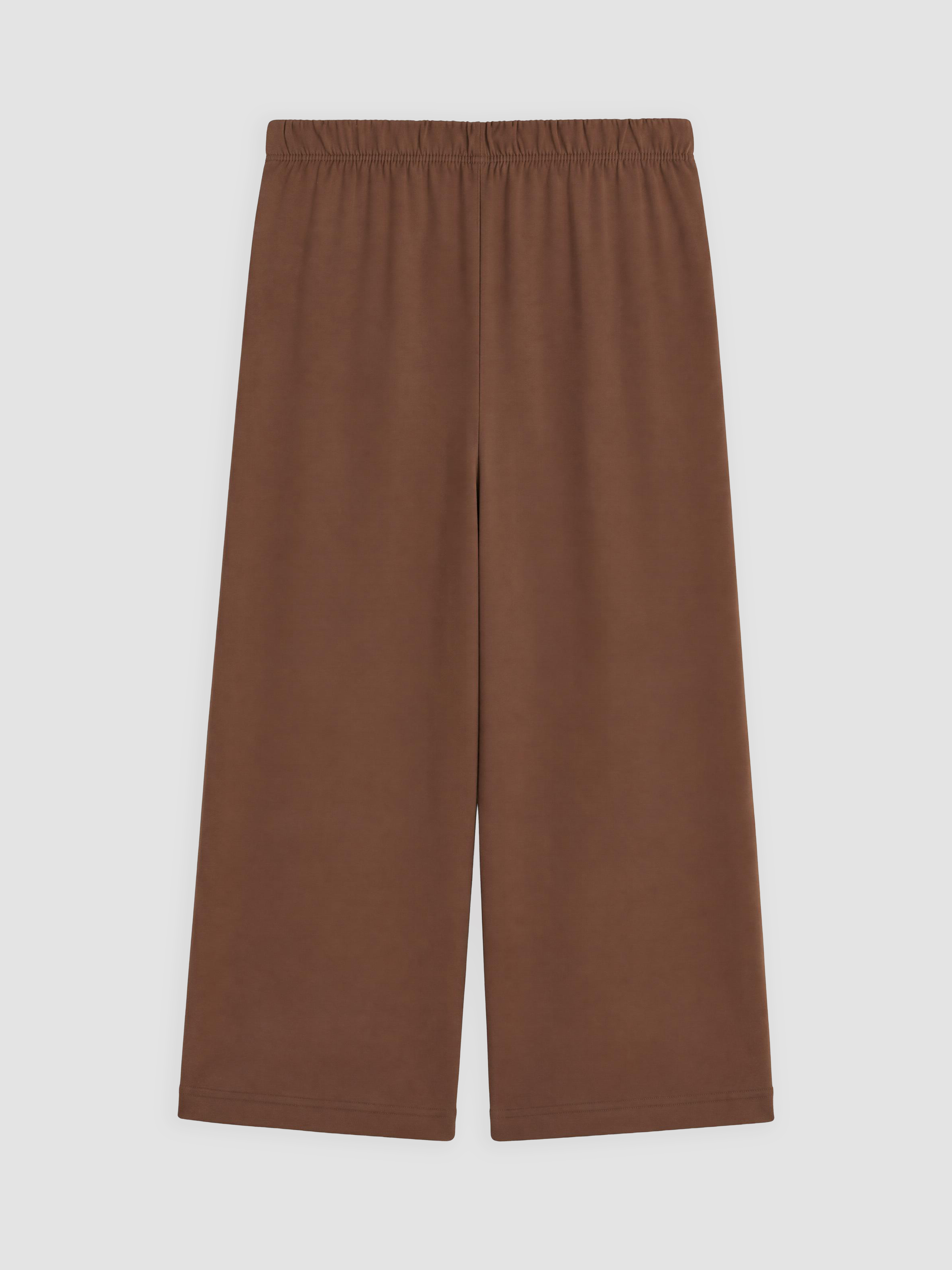 Kahverengi Beli Lastikli Kadın Karpi Pijama Alt-1
