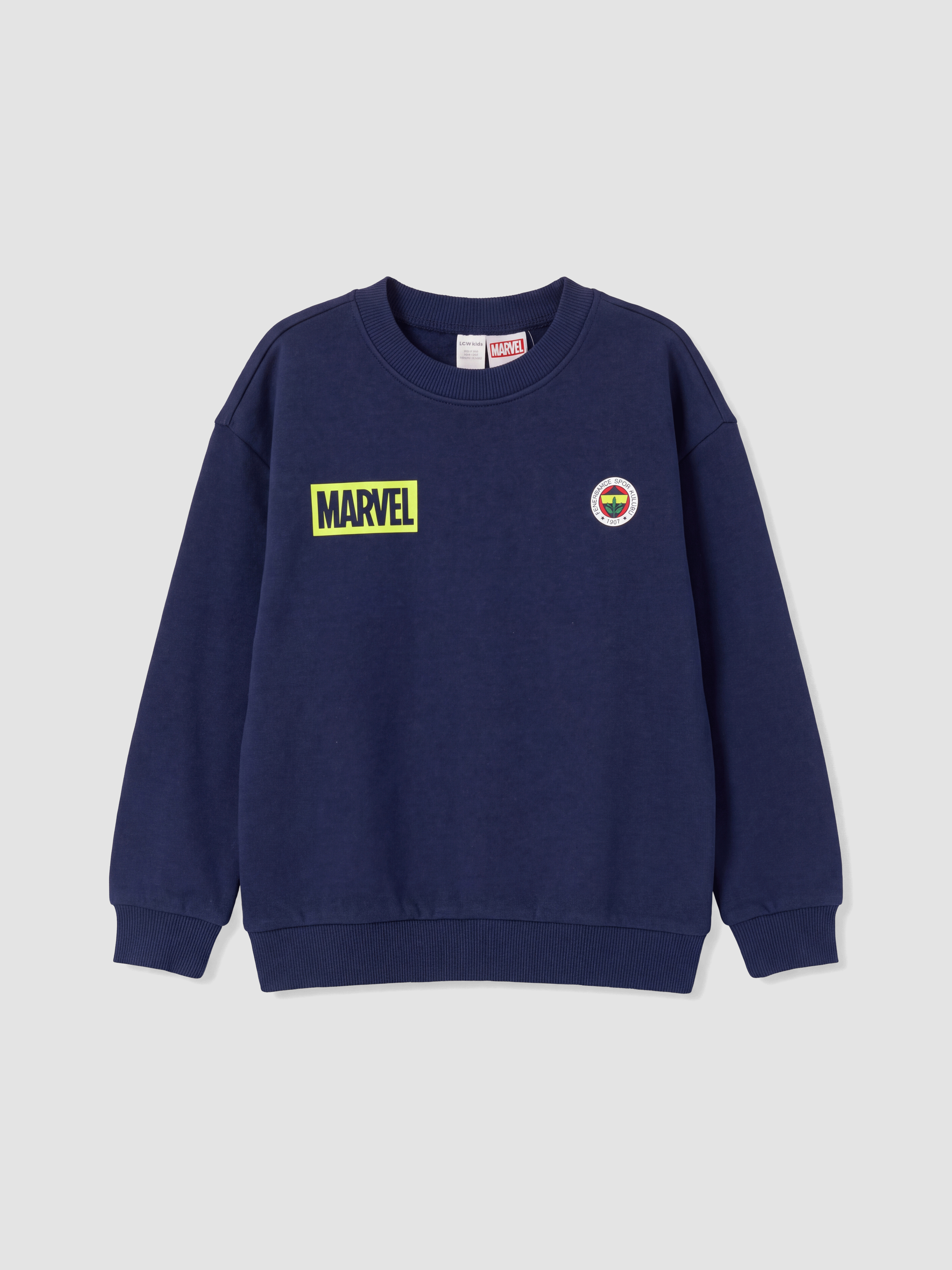 LCW Kids FB Marvel Baskılı Kalın Sweatshirt