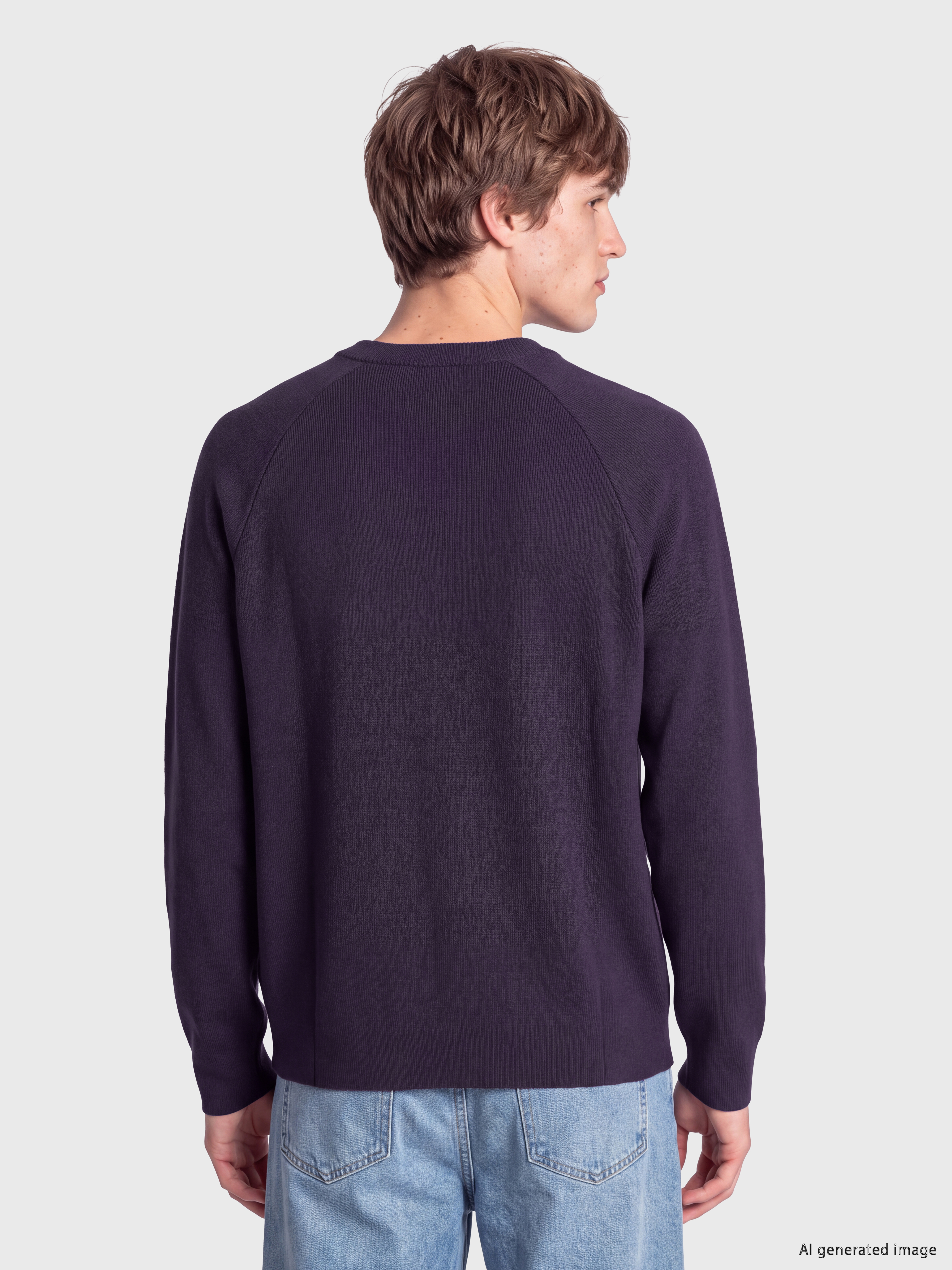 Crew Neck Men's Knitwear Sweater-3