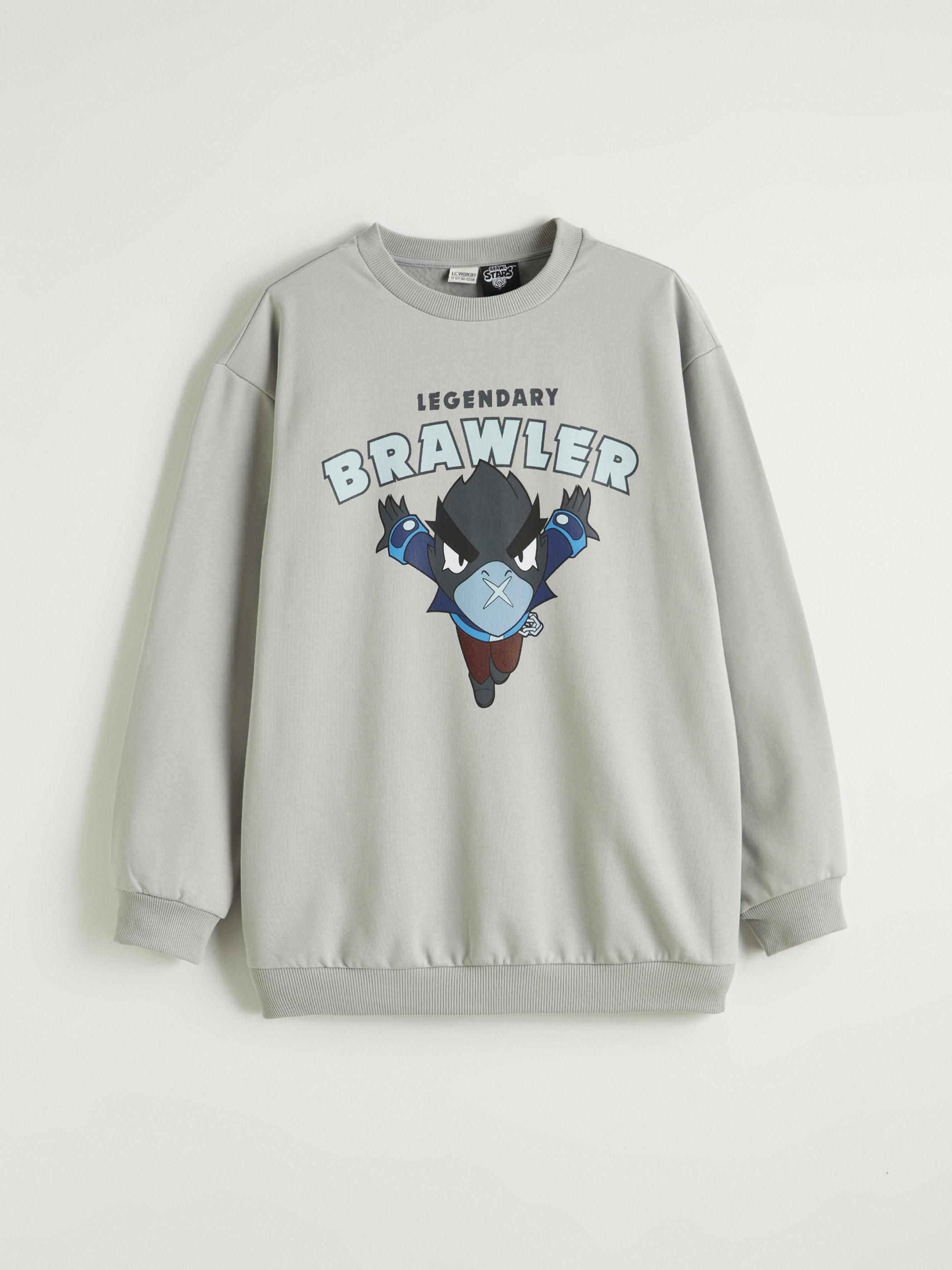 LCW Kids Brawl Stars Baskılı Erkek Çocuk Sweatshirt