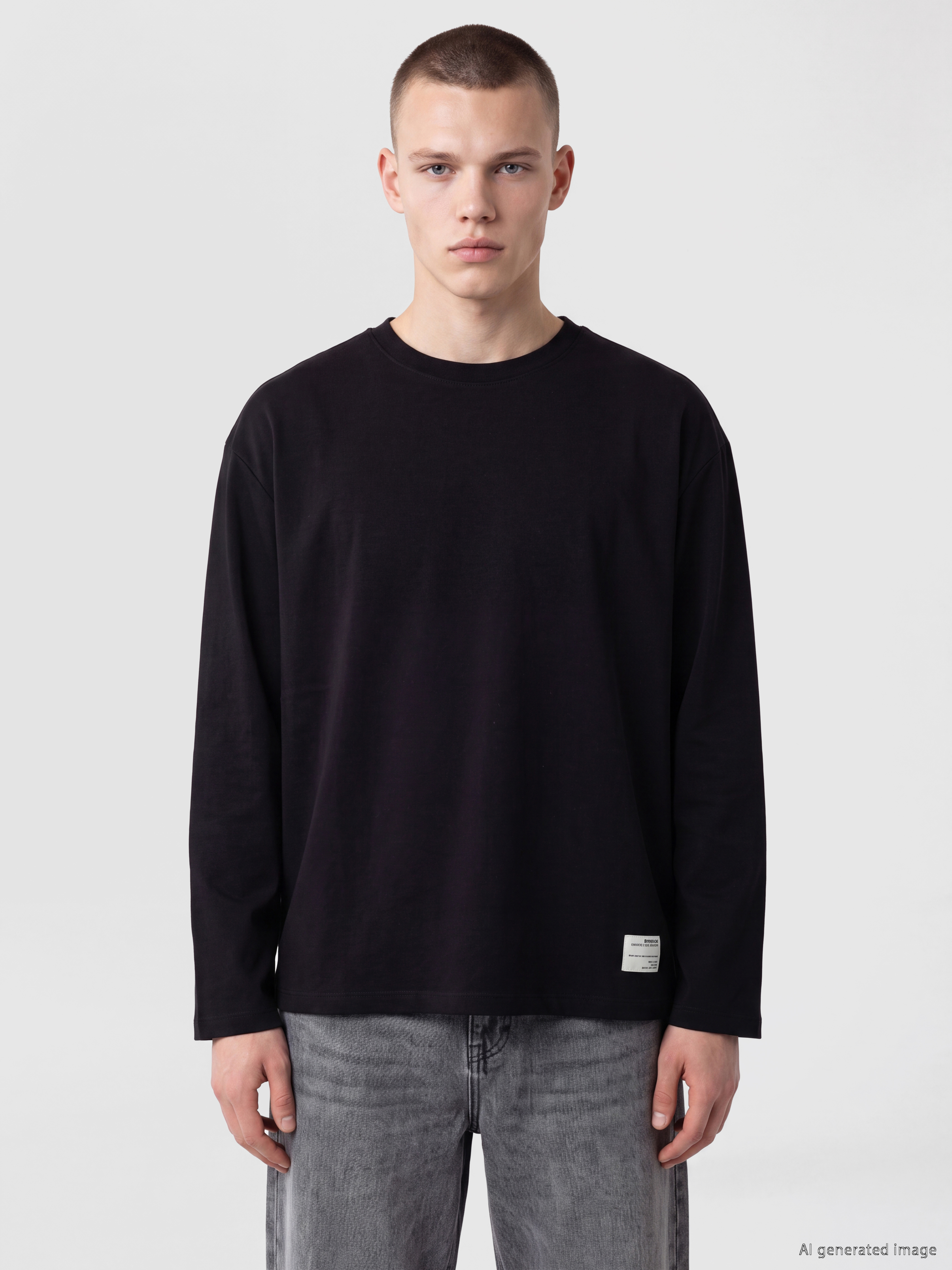 XSIDE Man Black Sweatshirt