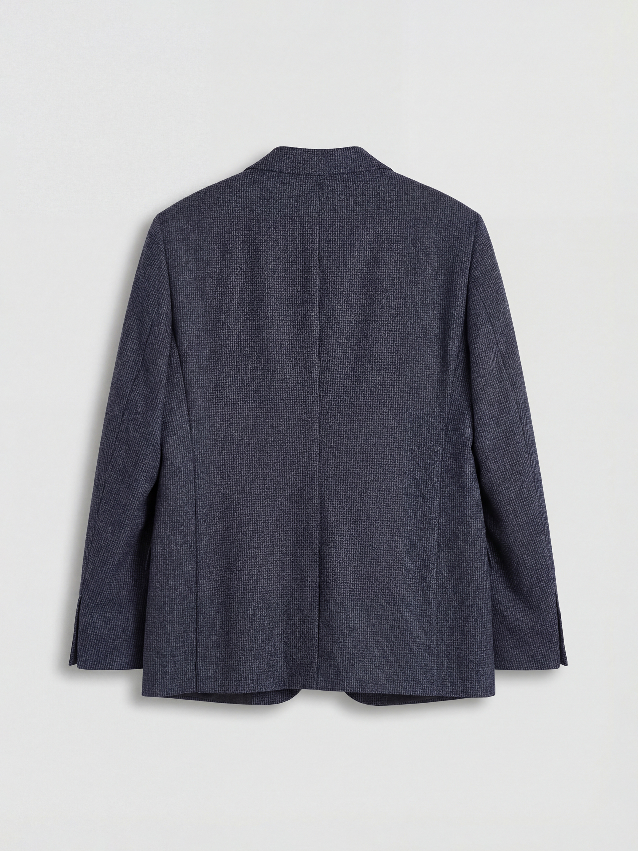 Lacivert Slim Fit Klapa Yaka Desenli Erkek Blazer Ceket-5