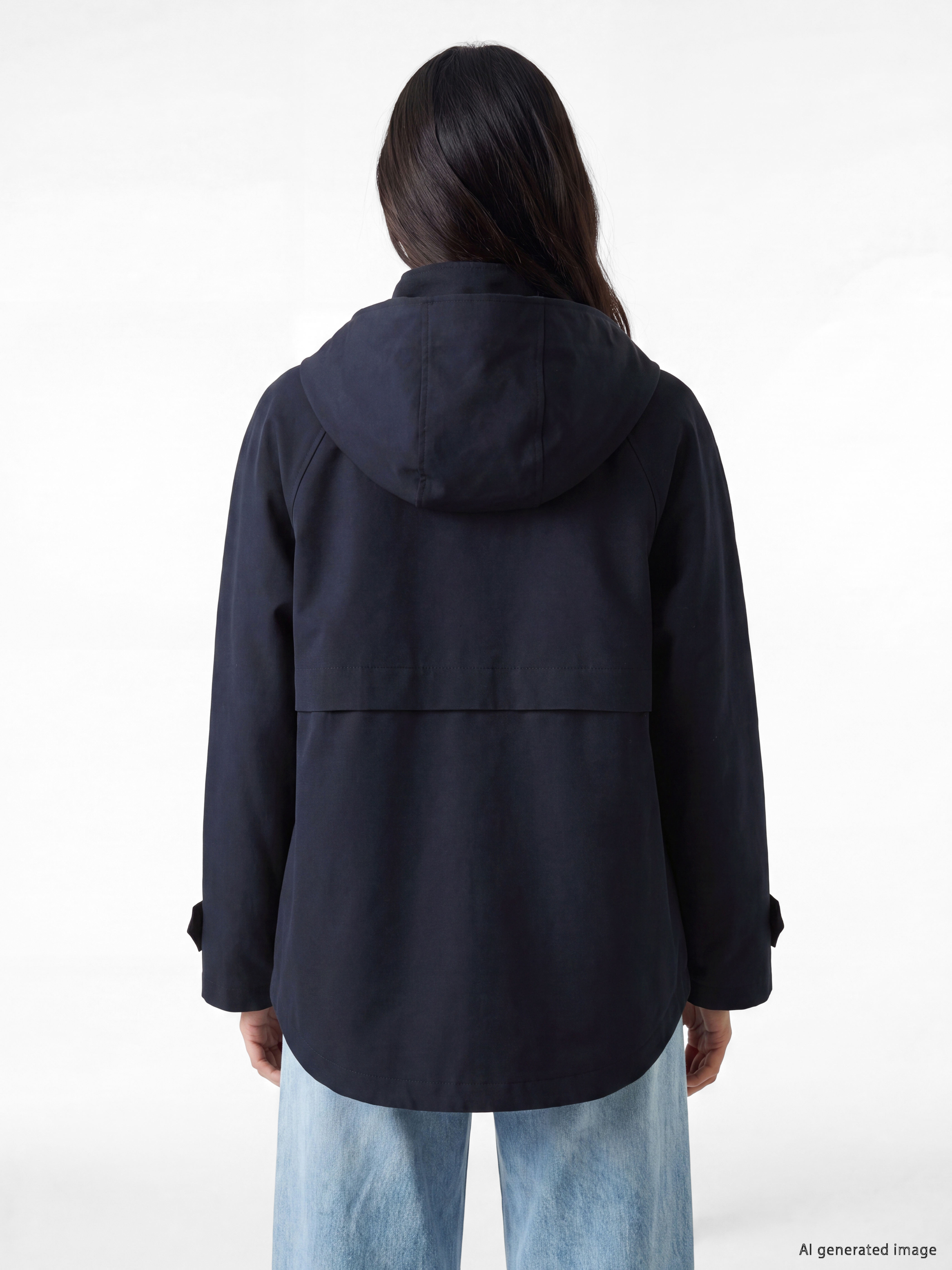 Hooded Oversize Women's Coat-3