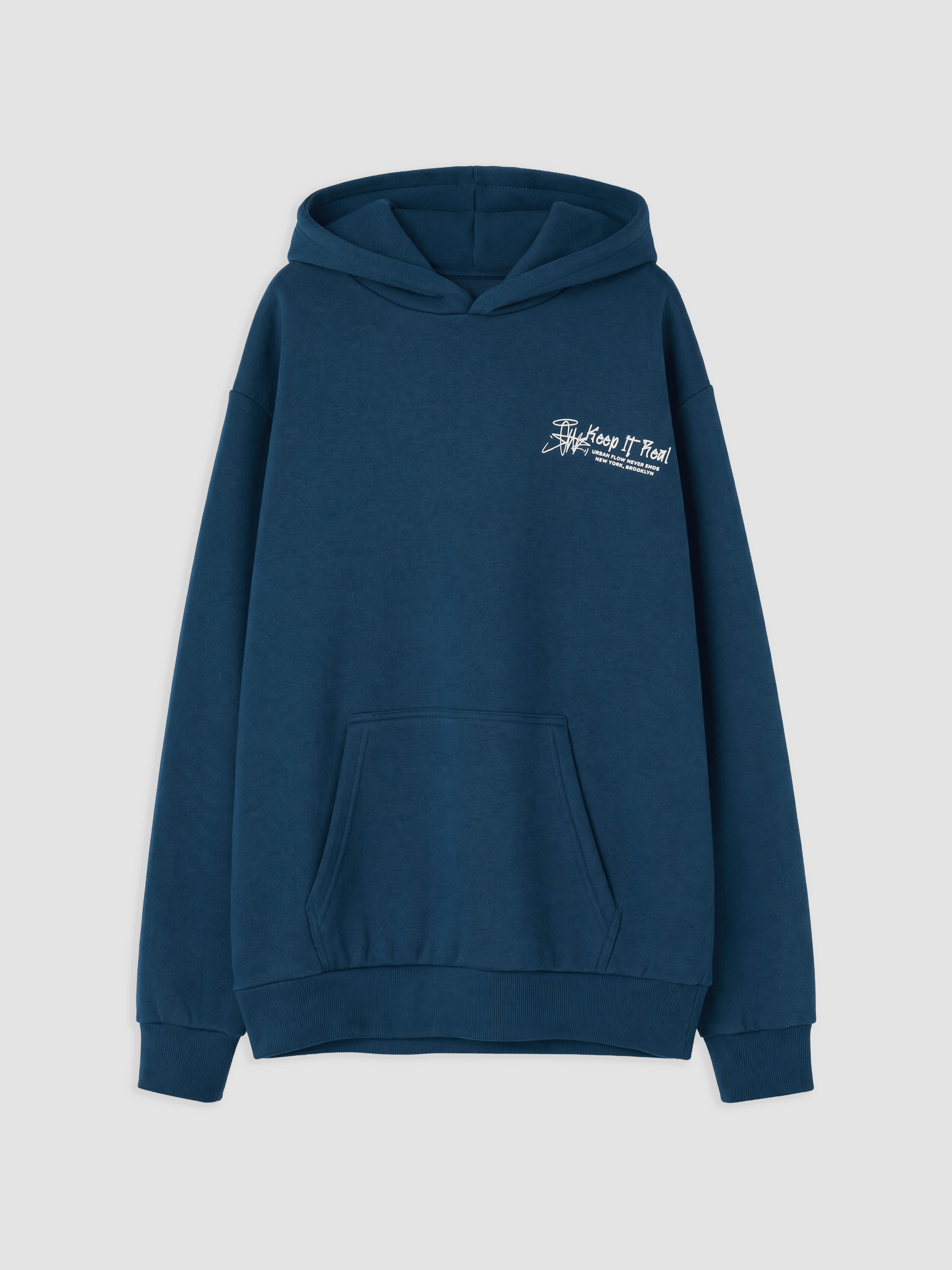 LCW Kids Hooded NYC Printed Boys' Thick Sweatshirt