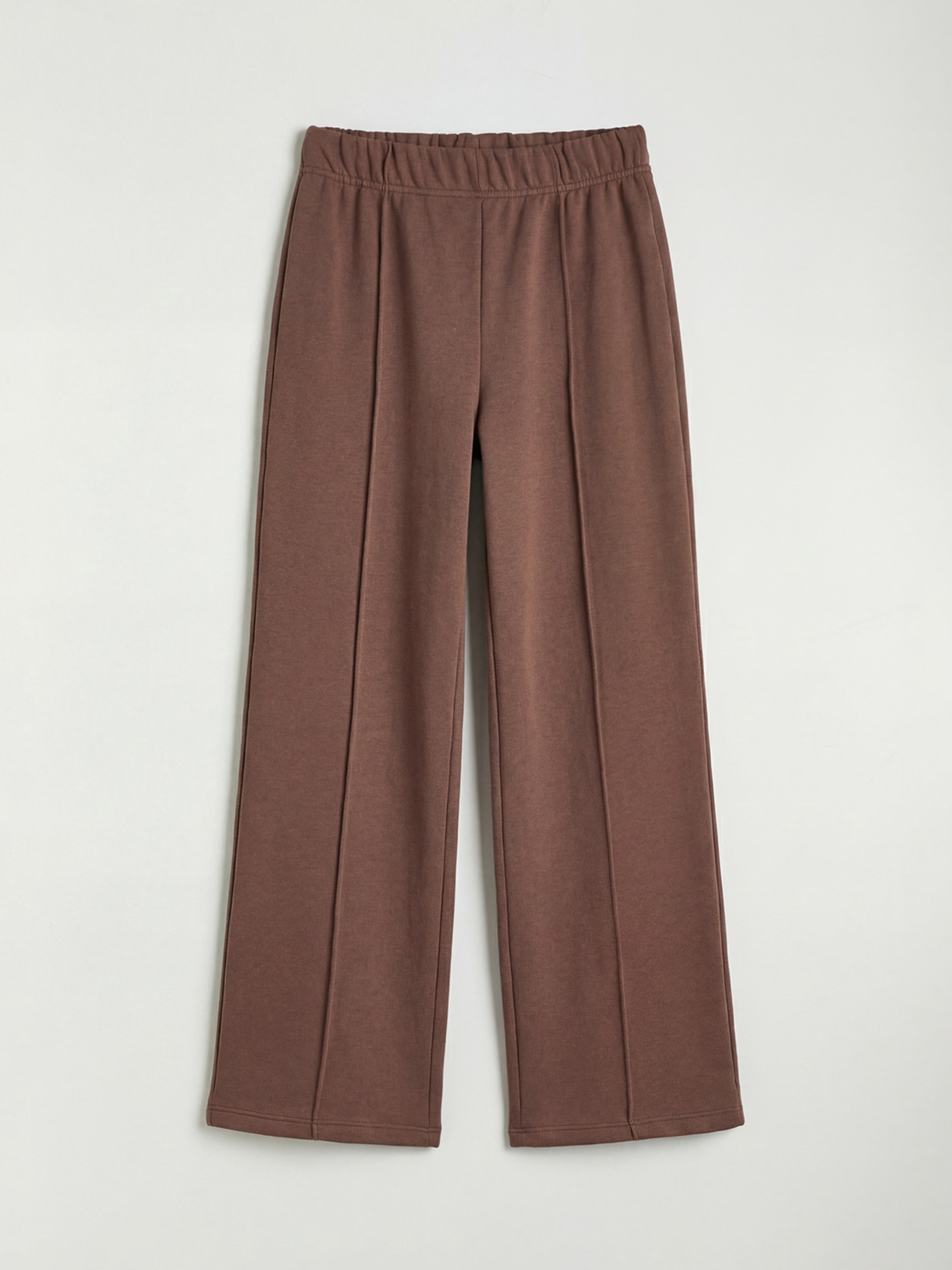 Kahverengi Lilo ve Stitch Baskılı Kız Çocuk Sweatshirt ve Eşofman Altı-3