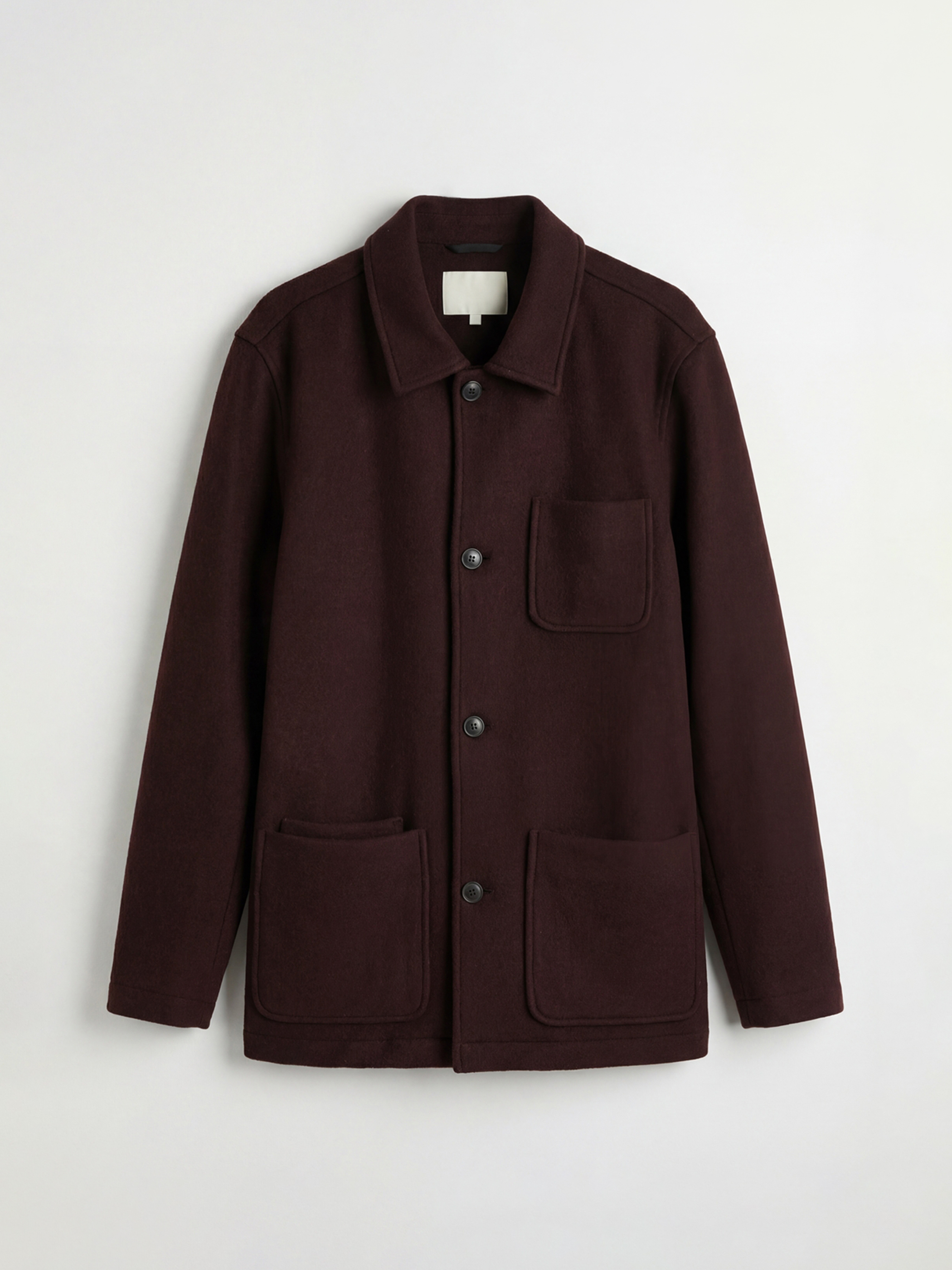 Mürdüm Regular Fit Yün Karışımlı Erkek Mont-3