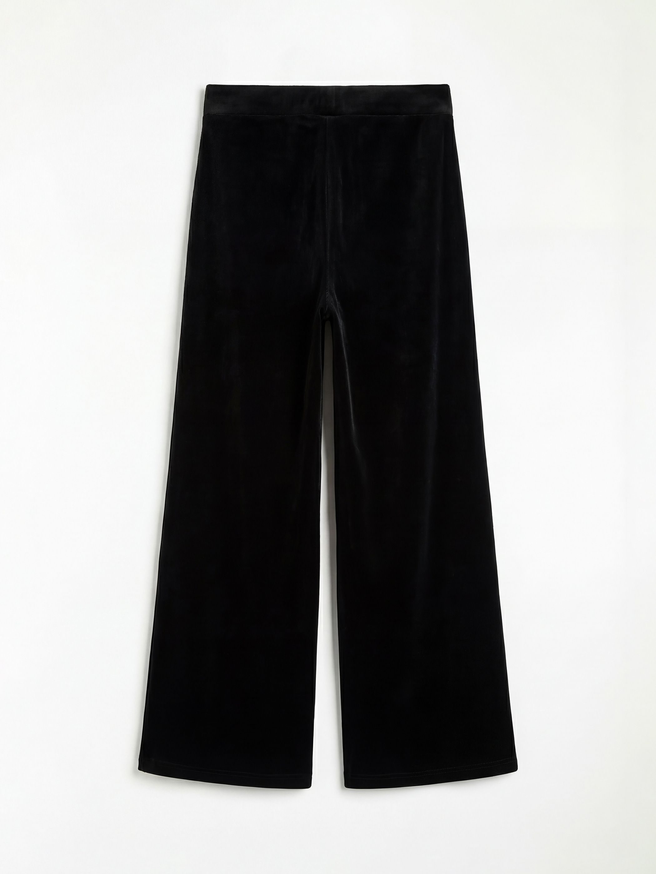 Siyah Kız Çocuk Kadife Eşofman Altı-1