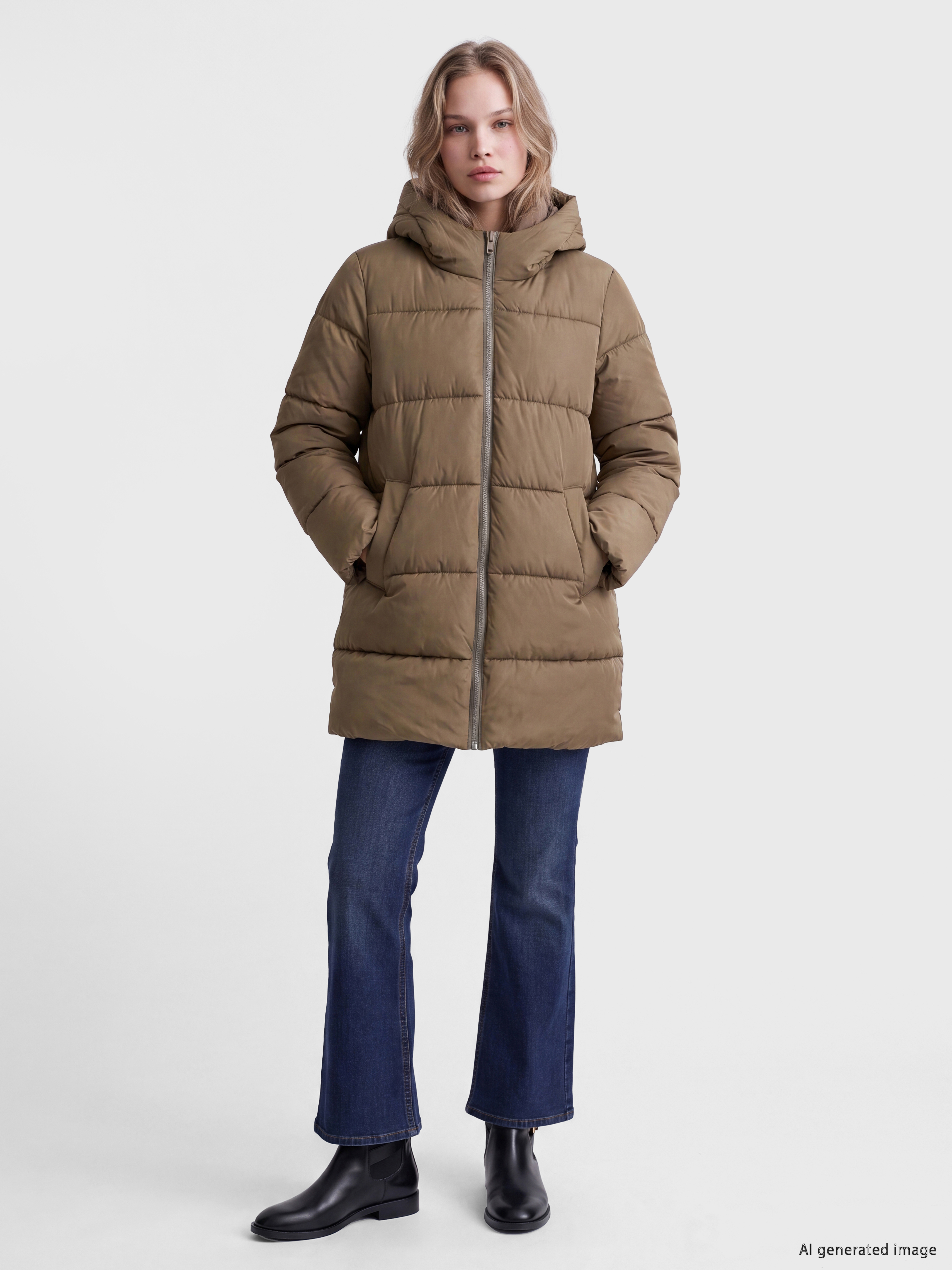LCW Vision Hooded Women's Puffer Coat