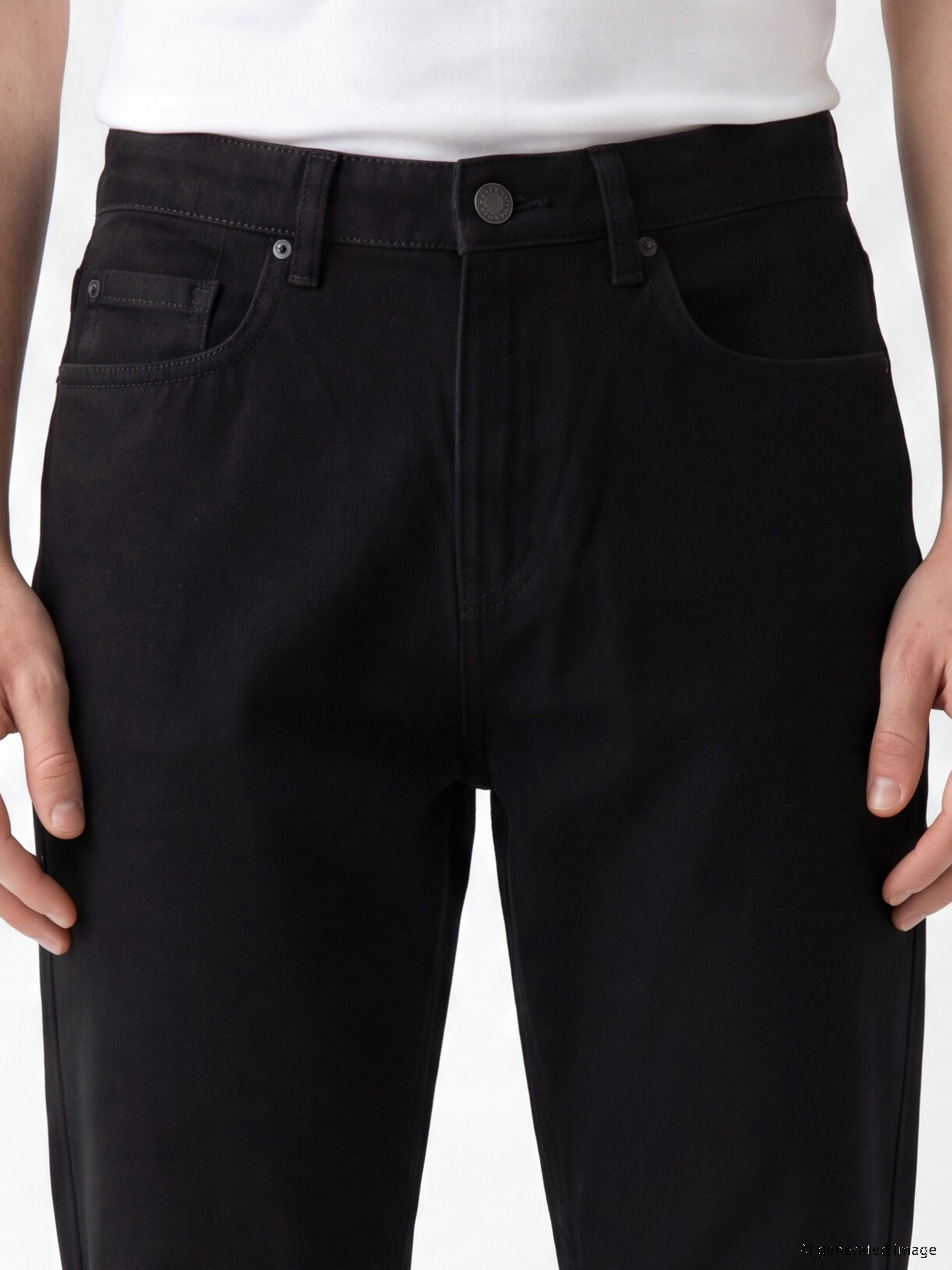 710 Blugi Loose Fit Pentru Bărbați-2